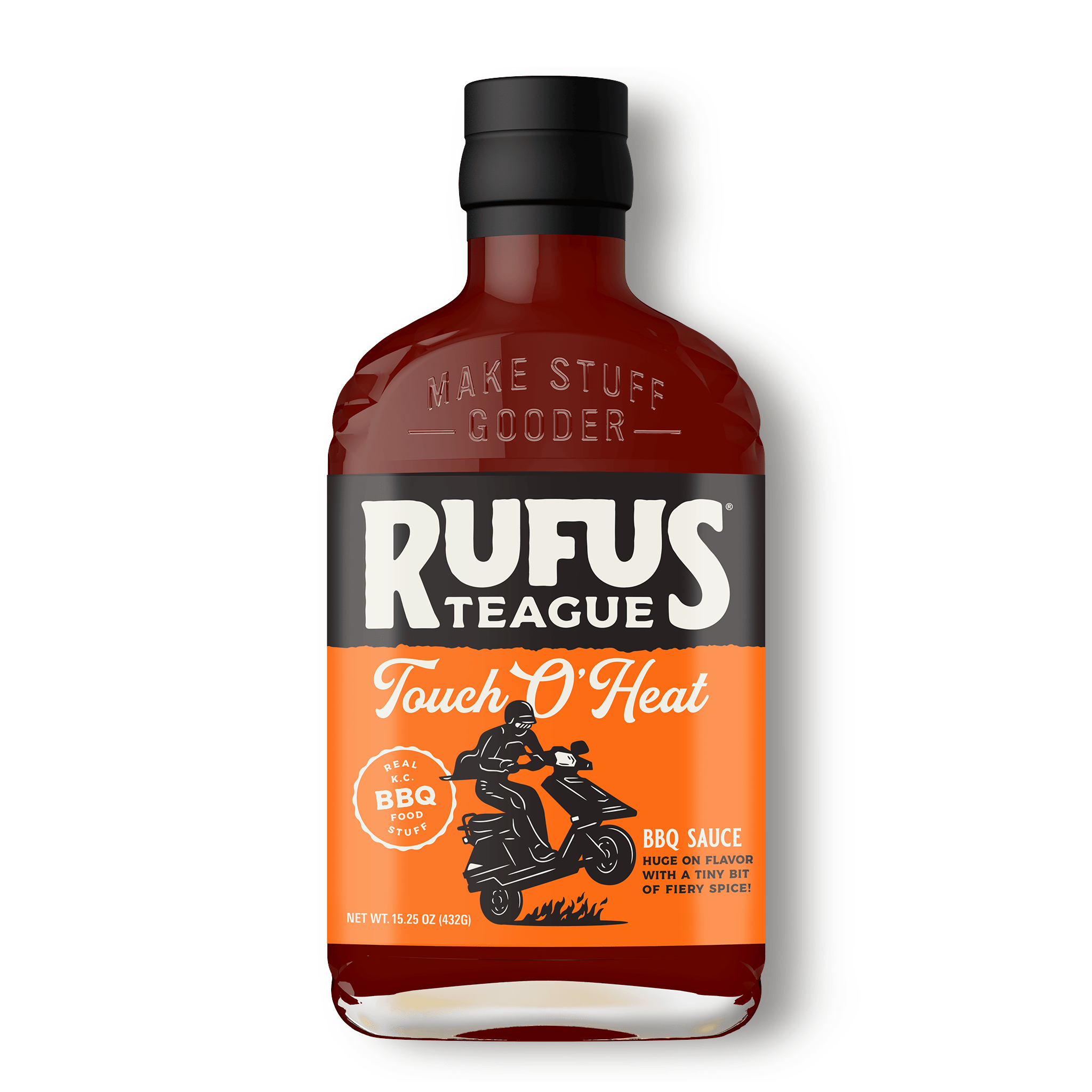 Rufus Teague BBQ Sauce TOUCH O' HEAT BBQ SAUCE