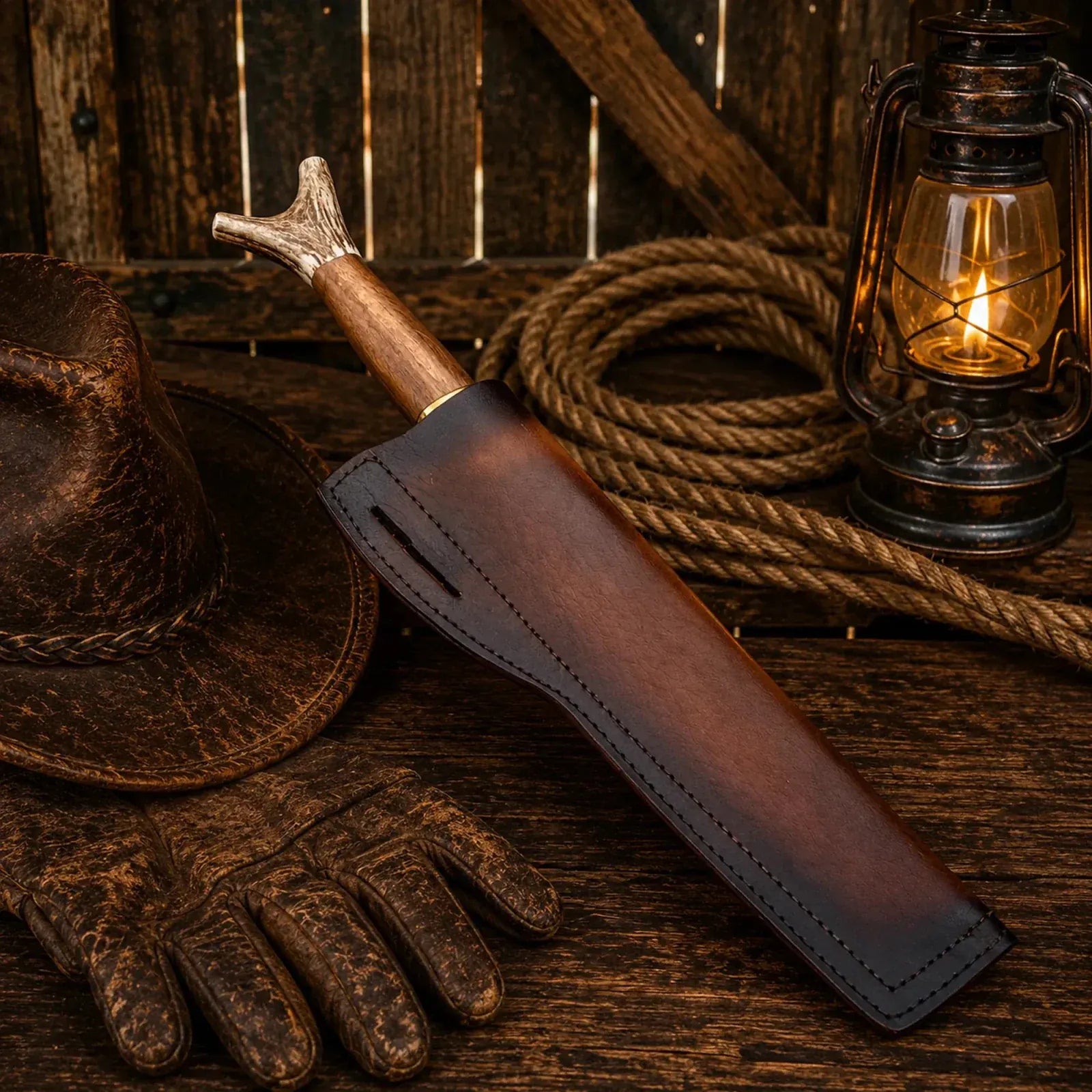 SHAM KNIVES Bowie knife Bowie Knife Handmade | Frontier Inspired Antler Handle