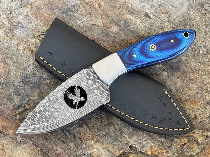 SHAM KNIVES Hunting Knifes Fixed Blade Hunting Knife,Damascus Steel Fixed Blade Hunting Knife