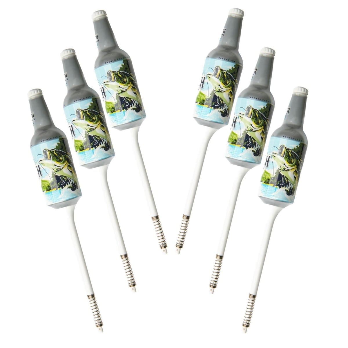 Southern Bell Brands Fishing Floats & Bobbers 6 pcs Busch Light Fishing Bobbers - Premium Fishing Tackle