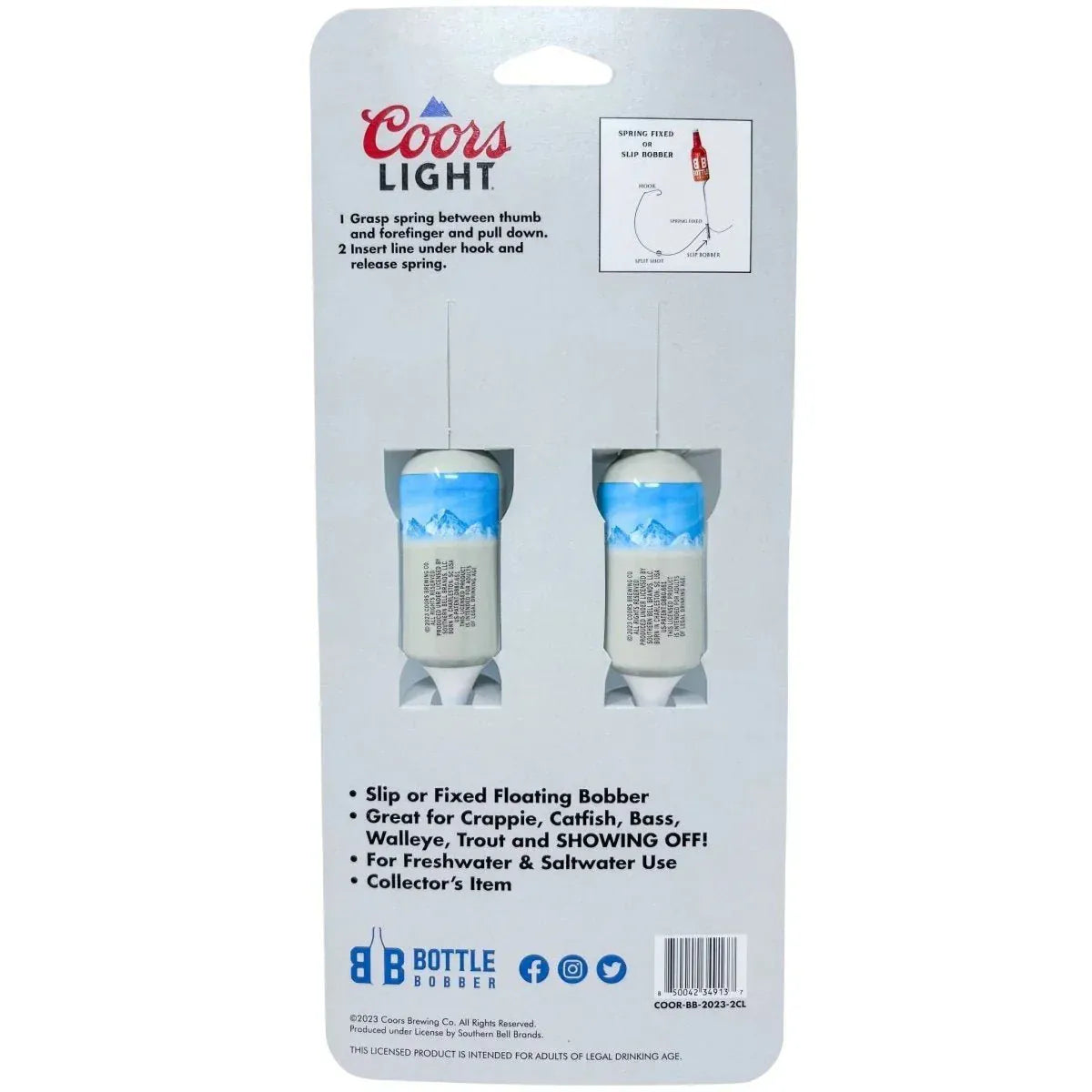 coors fishing lure values Coors Light Fishing Bobbers (2 Pack) – Double Beer Bottle Lures – Funn – MONSTERBASS