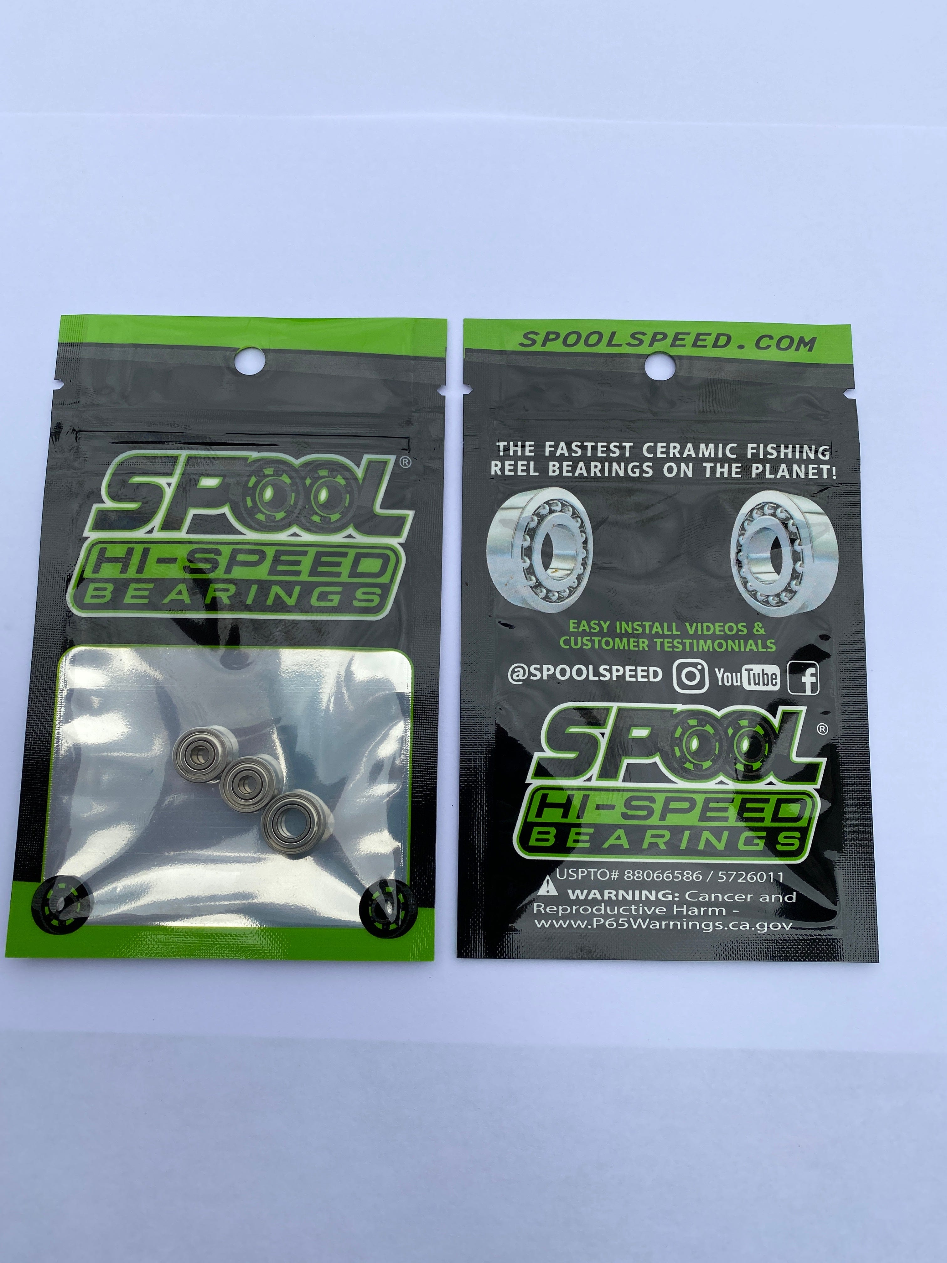 Spool Hi-Speed Bearings new XS Ceramic Piscifun Torrent, Perseus Kit