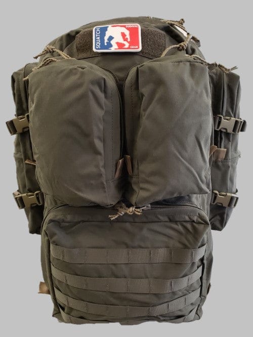 SquatchSurvivalGear Backpacks Ranger Green Grassman framed pack - MOLLE panel Bundle