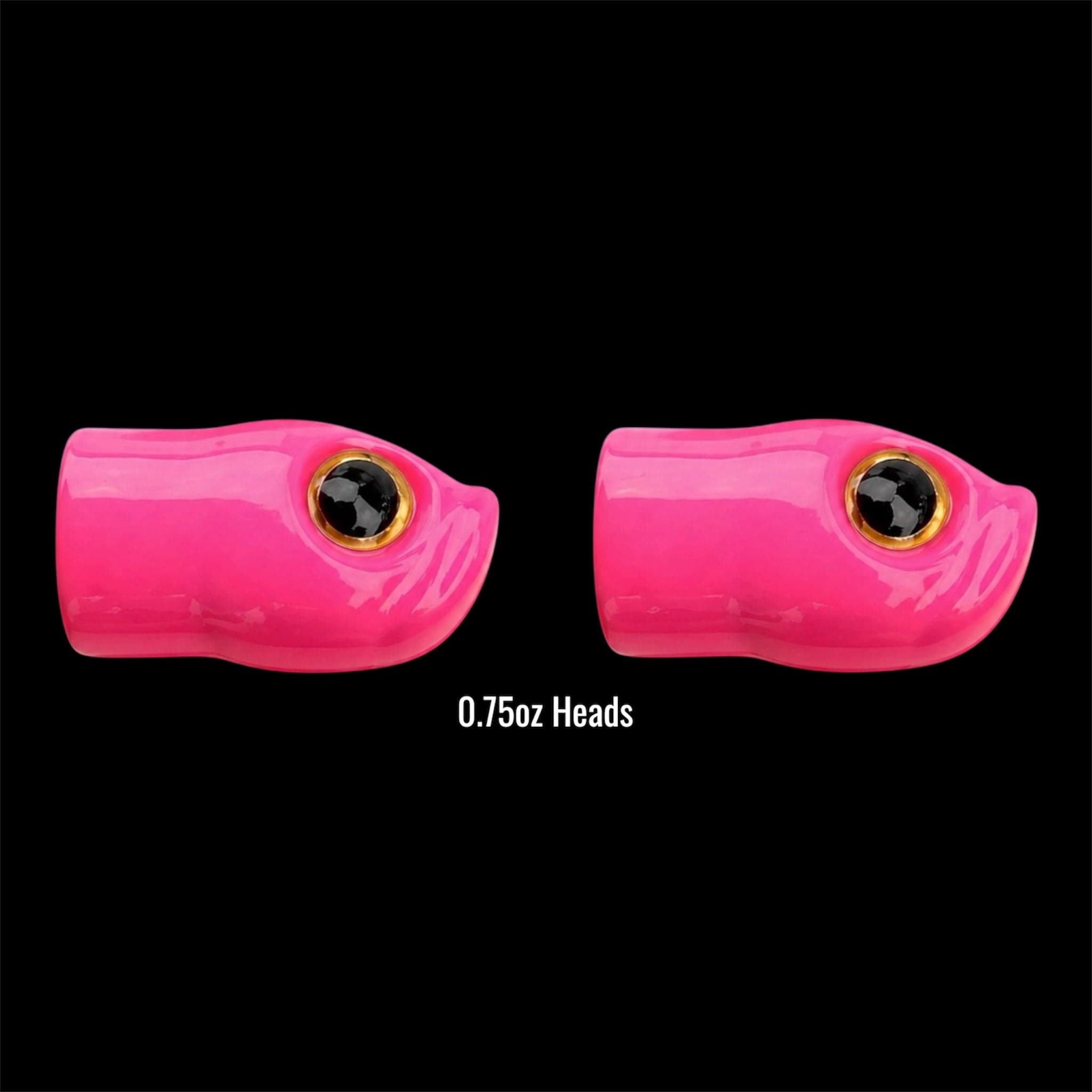 Stack Tackle 0.75 oz / Pink Replacement Heads- 5/0 Screwy Head Jigs