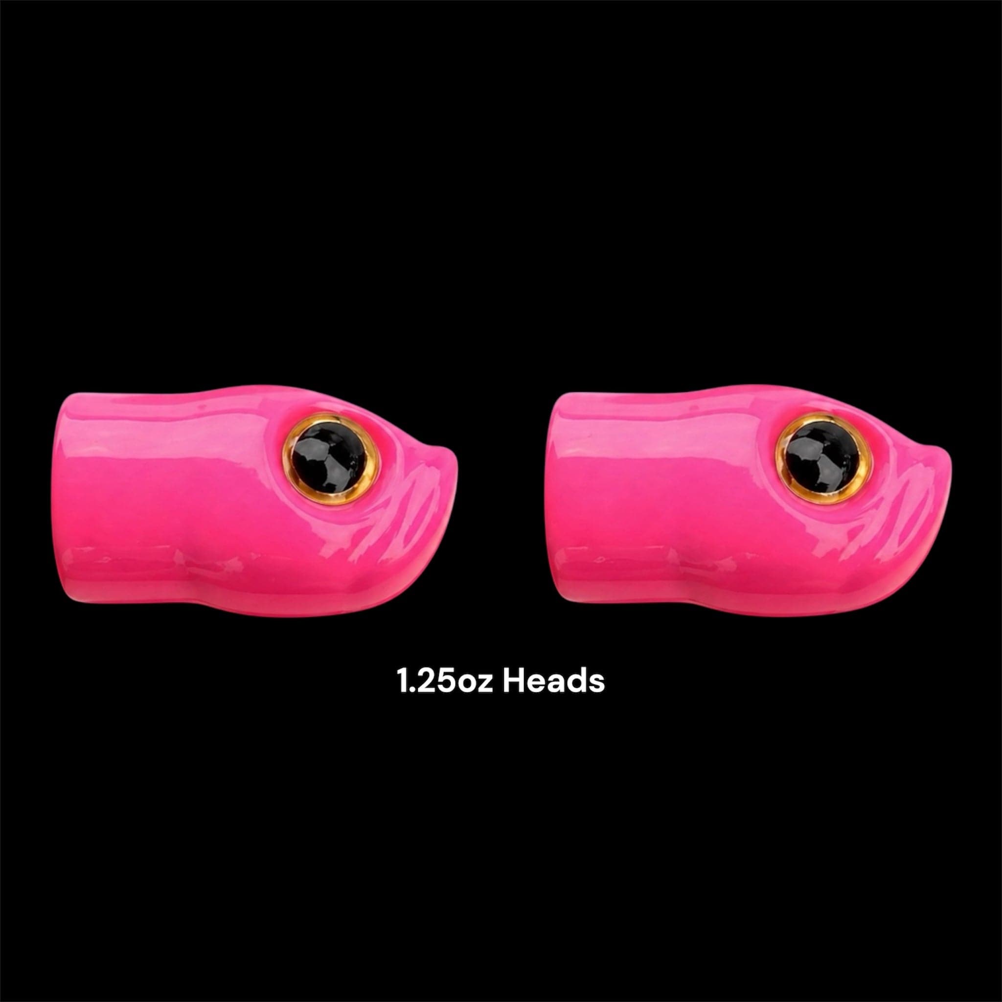 Stack Tackle 1.25 oz / Pink Replacement Heads- 5/0 Screwy Head Jigs