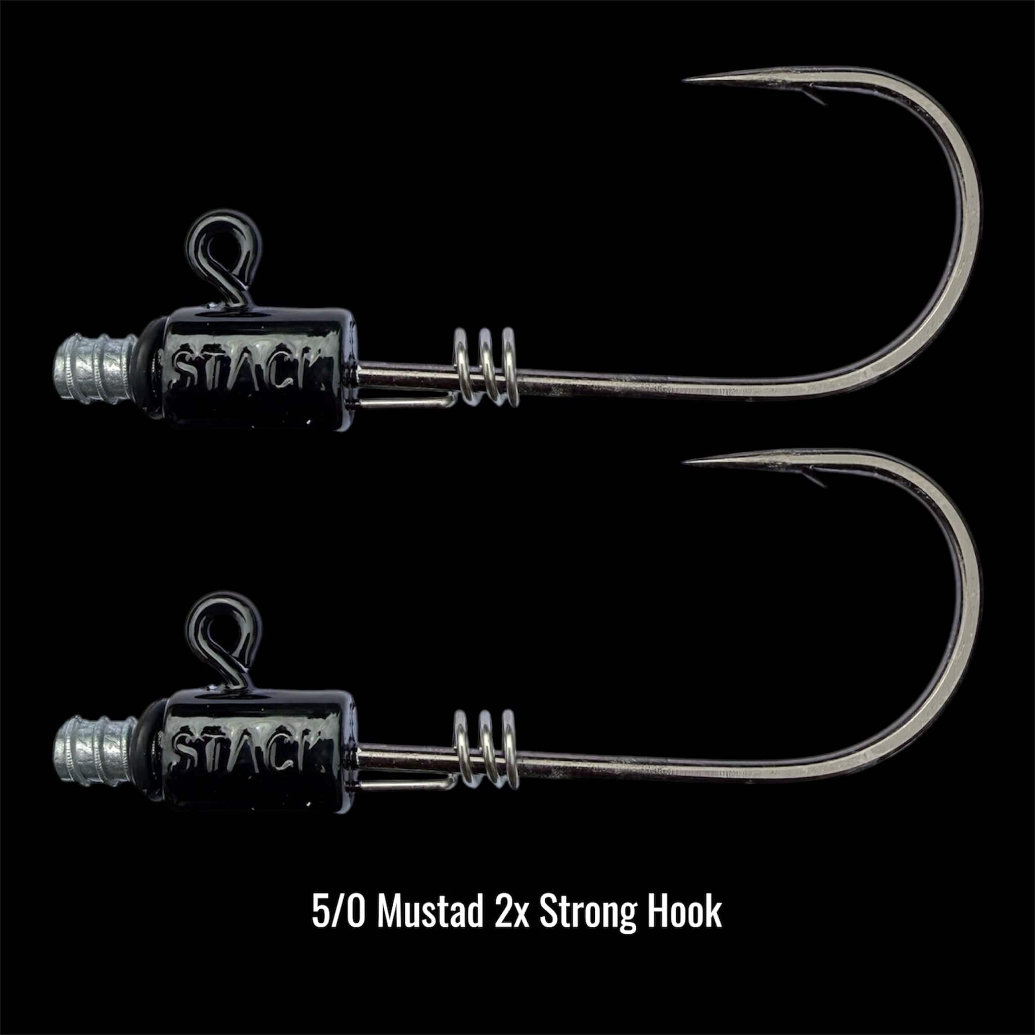 Stack Tackle 5/0 Hook Replacement Replacement Hooks- 5/0 Screwy Head Jigs