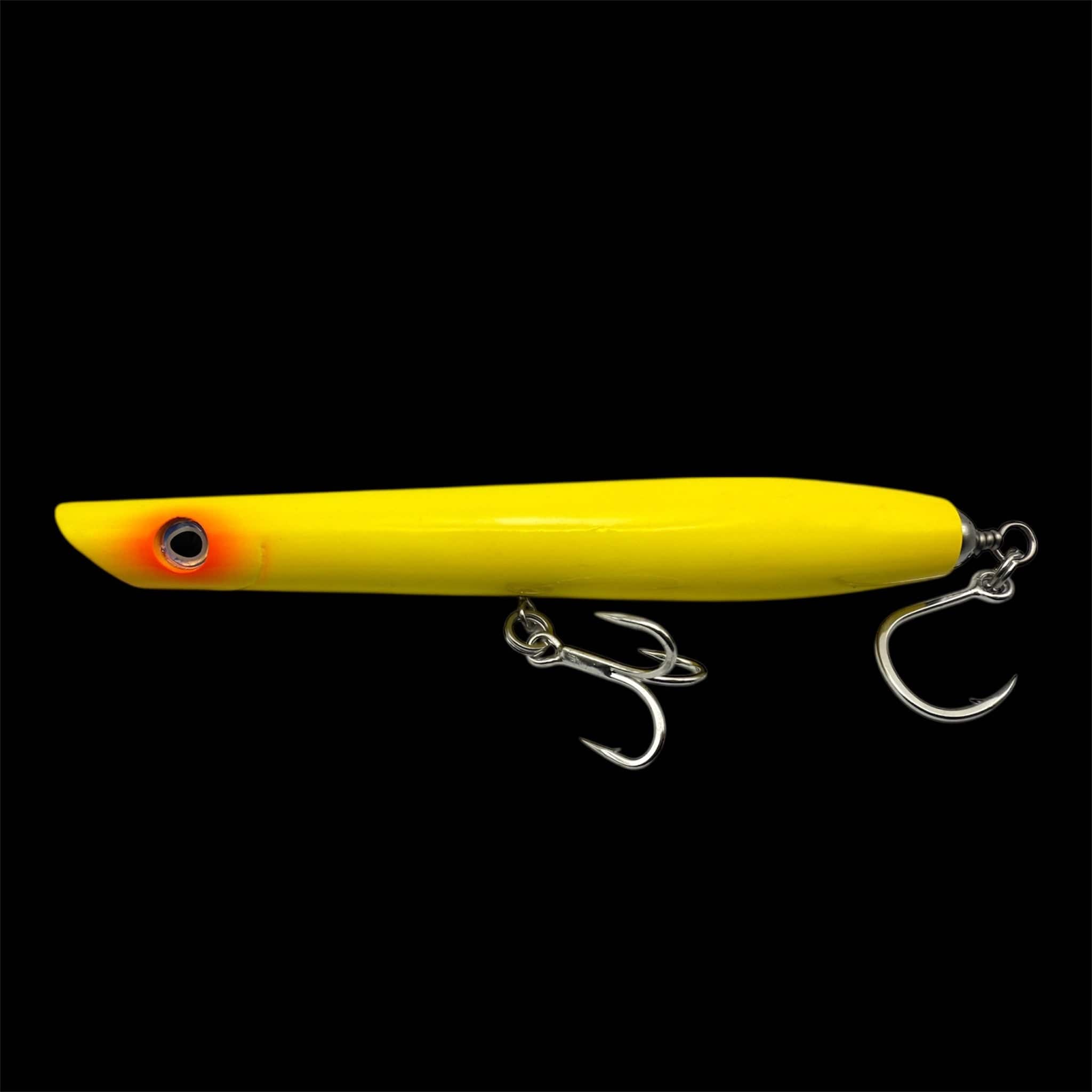 Stack Tackle Lures Yellow Finch Pencil Popper 8"