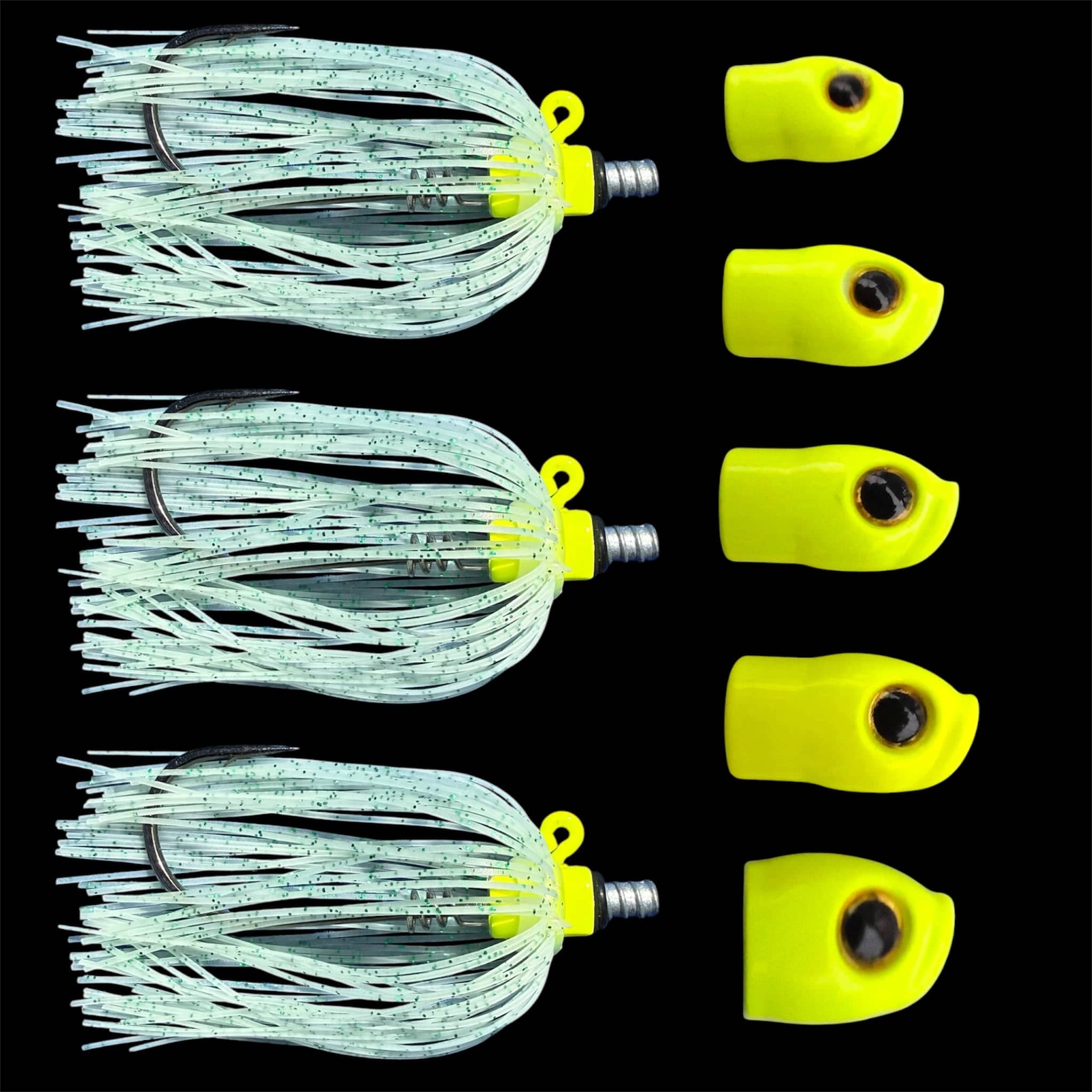 Stack Tackle Skirted Screwy Head Jigs