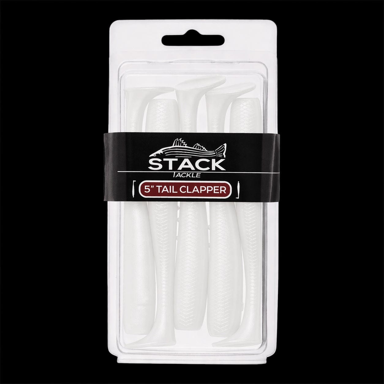 Stack Tackle White 5" Tail Clapper
