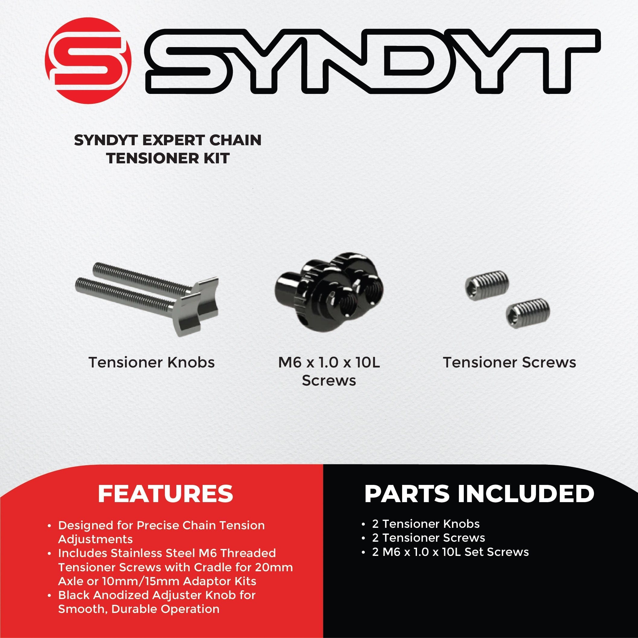 SYNDYT, LLC Bike Frame Parts Syndyt EX BMX Bike  Chain Tensioner Kit