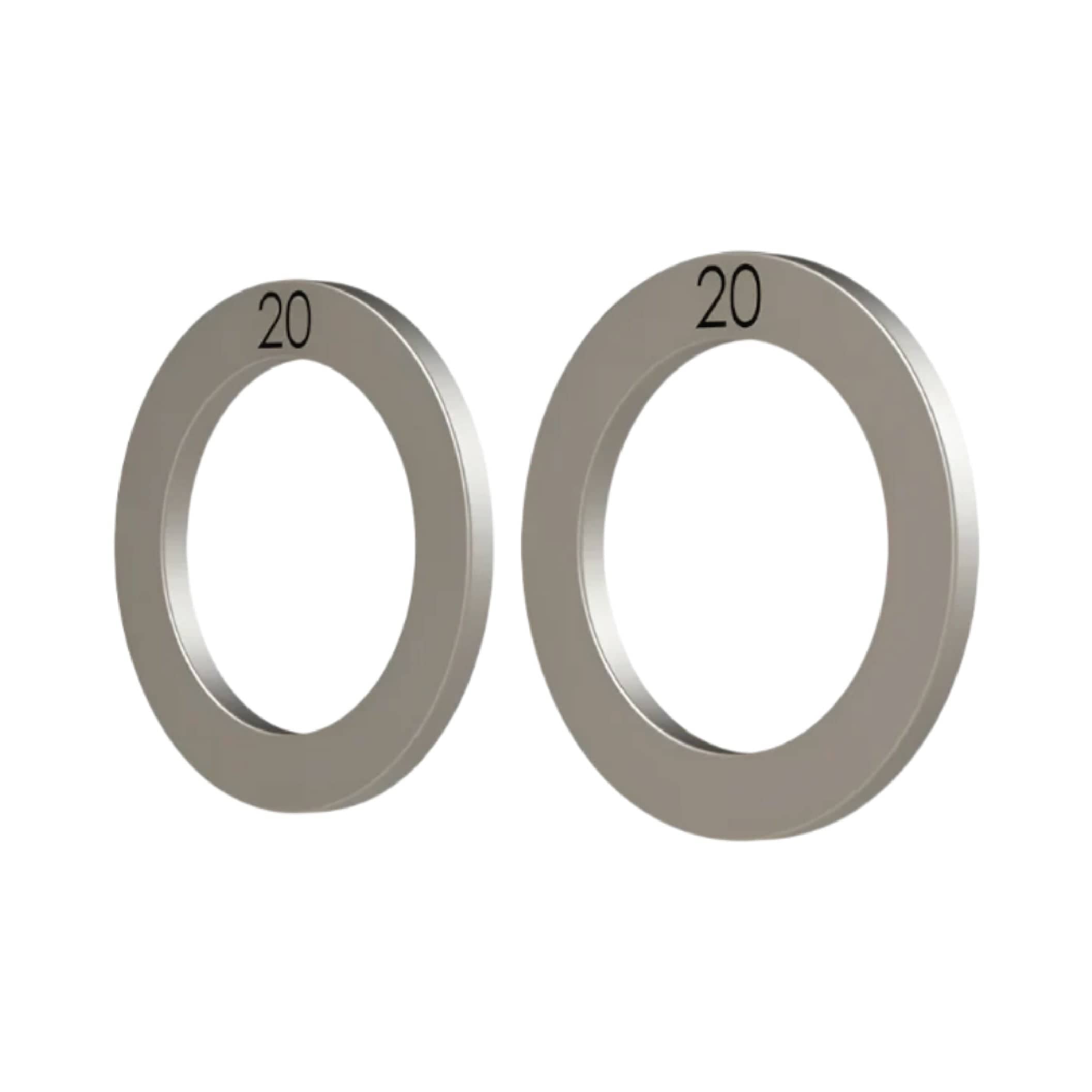 SYNDYT, LLC Bike Frame Parts Syndyt Pro 20mm Stainless Steel Axle Washer Kit