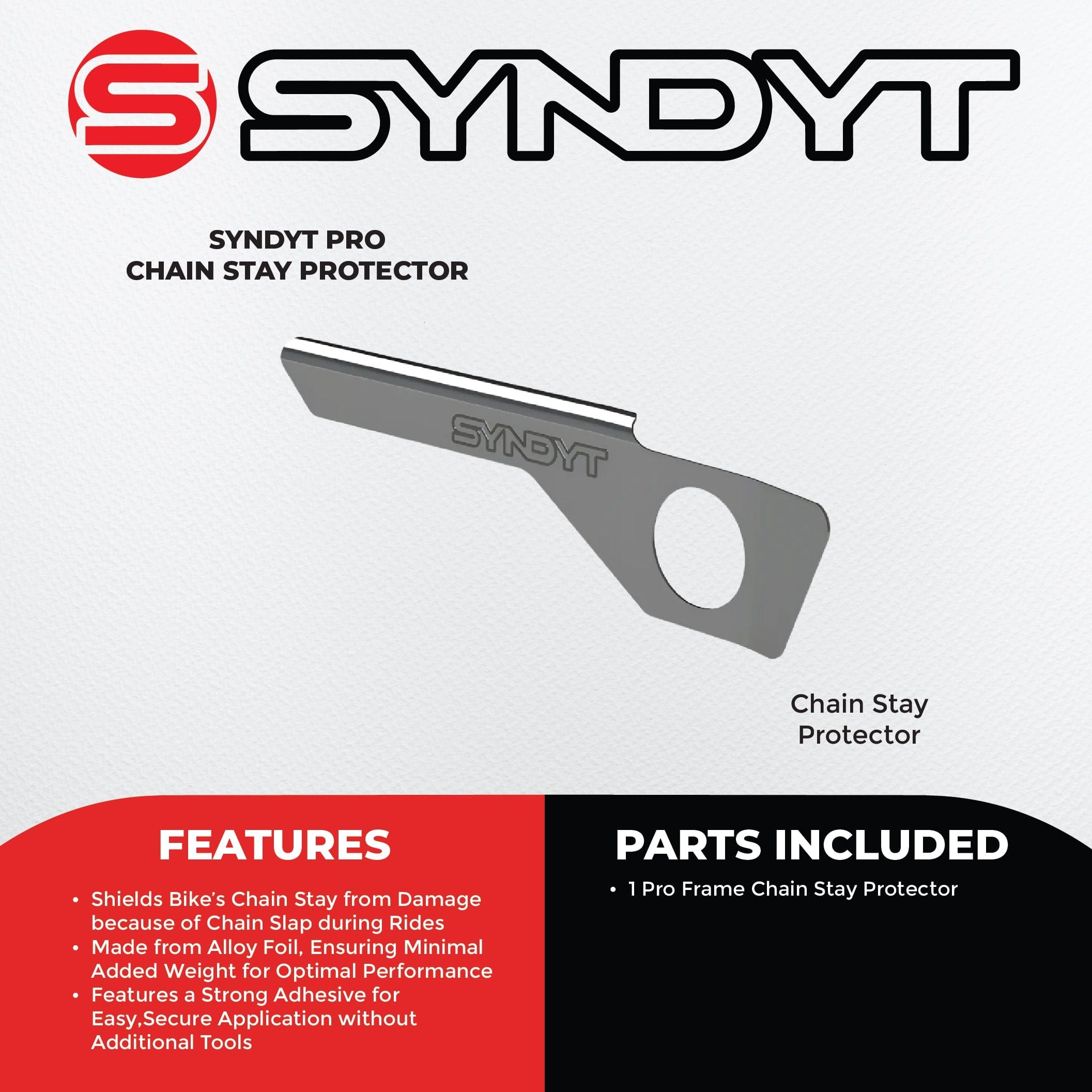 SYNDYT, LLC Bike Frame Parts Syndyt Pro Chain Stay Protector for BMX Bikes