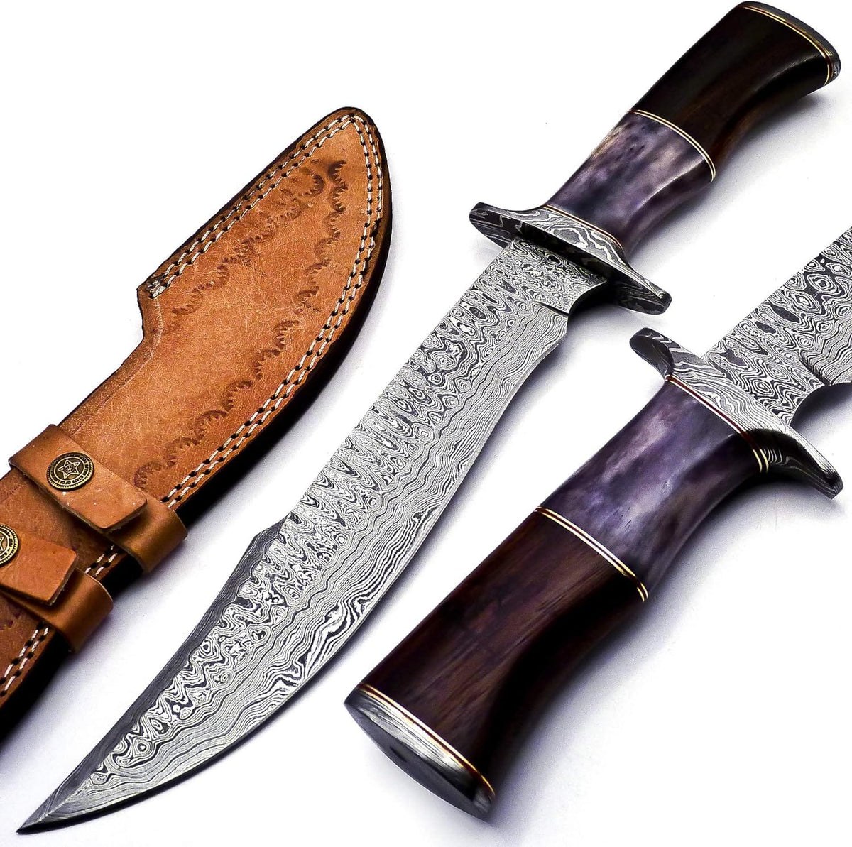 Damascus Steel Western Brand Knives - 15