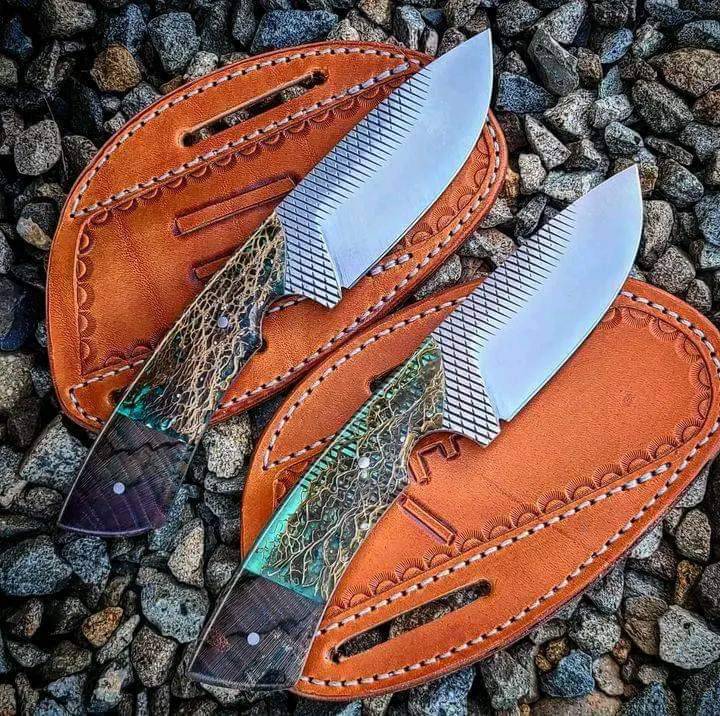 Texan Knives Cowboy Knife Cowboy Bull Cutter Knives | Custom Handmade J2 Steel Blade