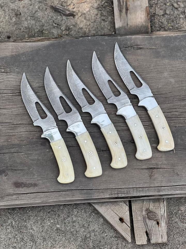 Texan Knives Hunting Knives Custom Hunting Knives: Handmade Damascus Steel Blade