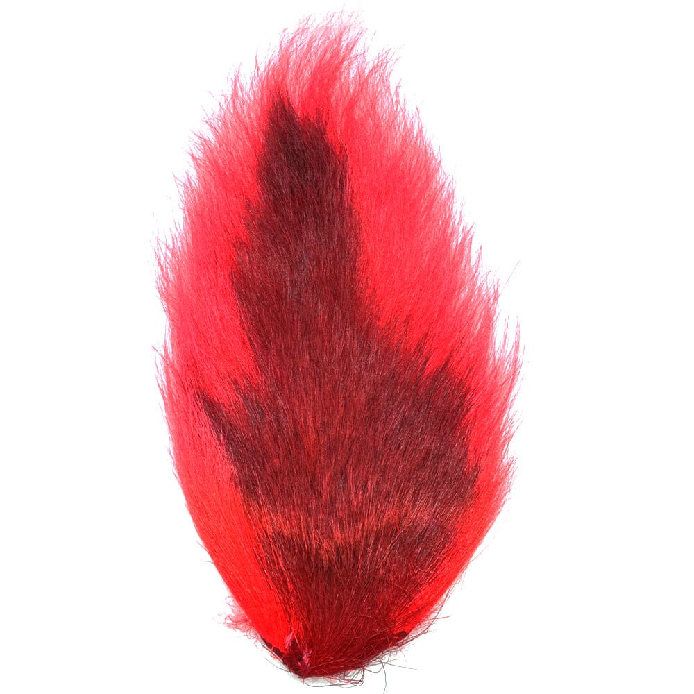 The Fly Fishing Place Fly Tying Feathers Pro Grade Medium Bucktails Master Pack - 3 Colors - Black Red Orange Tube Fly Streamer Deer Tail Hair