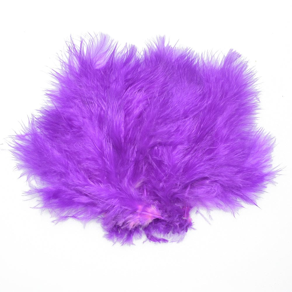 The Fly Fishing Place Fly Tying Feathers Purple Fly Tying Materials - Select Woolly Bugger Marabou Standard Colors - 1/8 Ounce