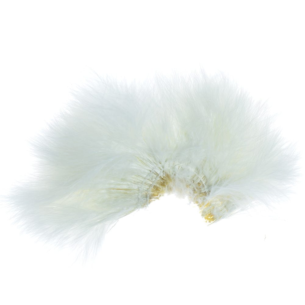 The Fly Fishing Place Fly Tying Feathers Select Strung Long Spey Marabou Master Pack - 4 Colors - White Dark Brown Sculpin Olive Black