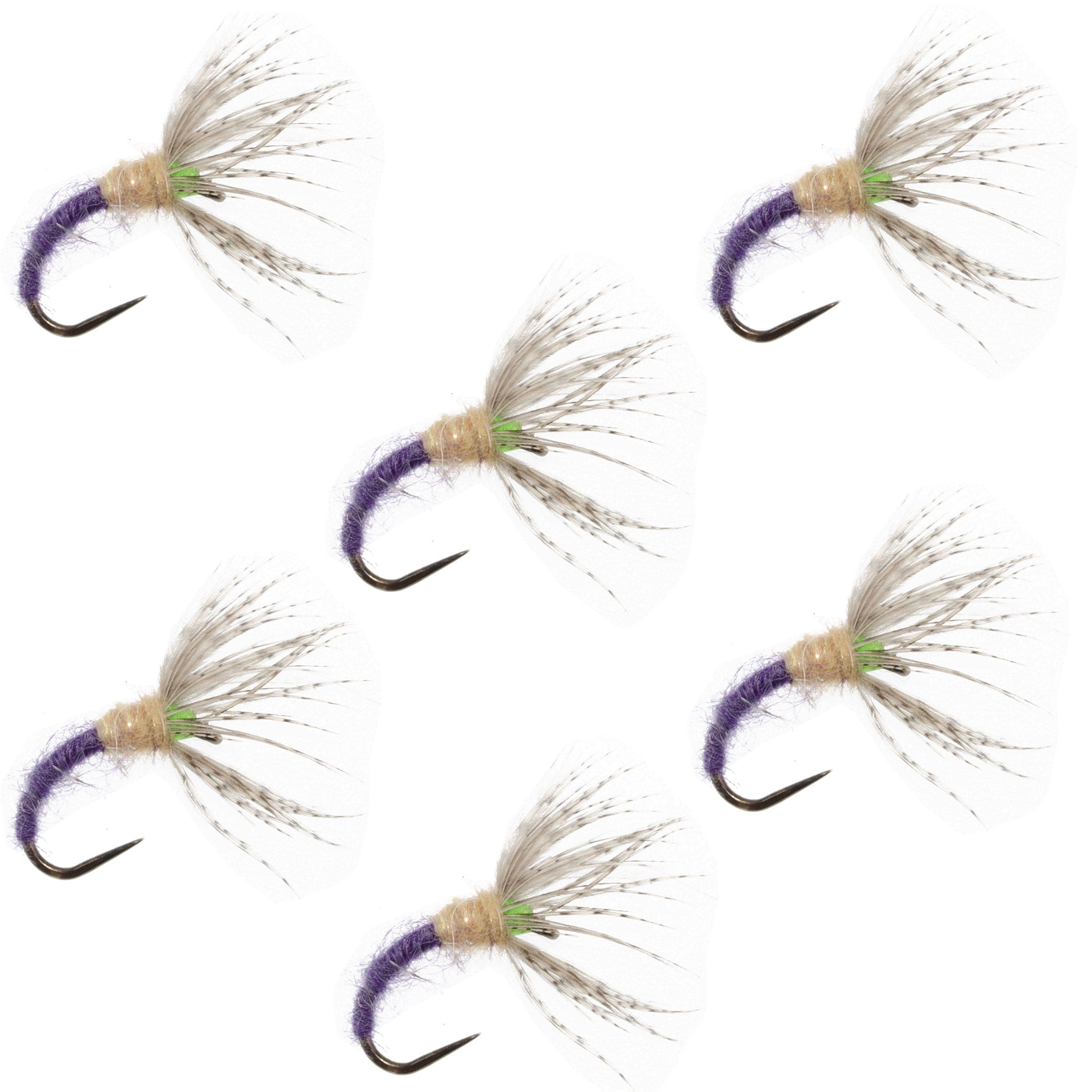 The Fly Fishing Place Grave Digger Sakasa Kebari - 6 Tenkara Flies - Size 14