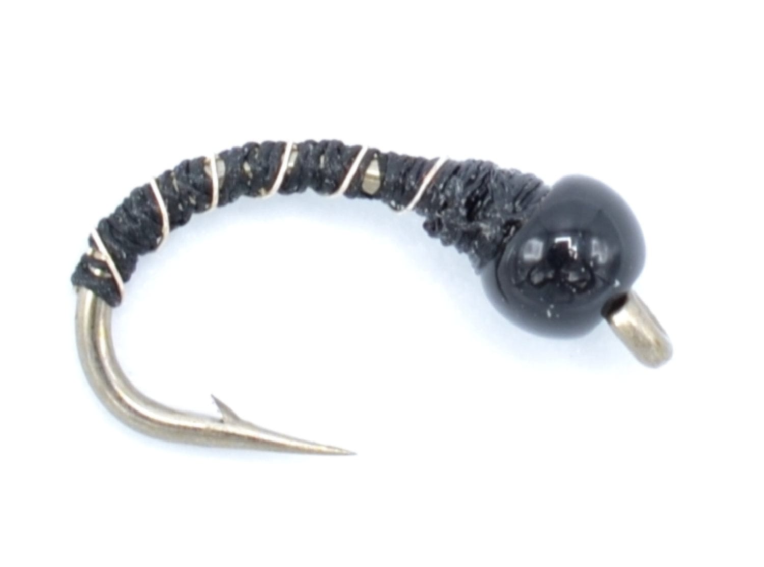 The Fly Fishing Place Nymph Flies Basics Collection - Essential Bead Head Midge Nymph Assortment - 10 Wet Flies - 5 Patterns - Hook Sizes 14, 16, 18