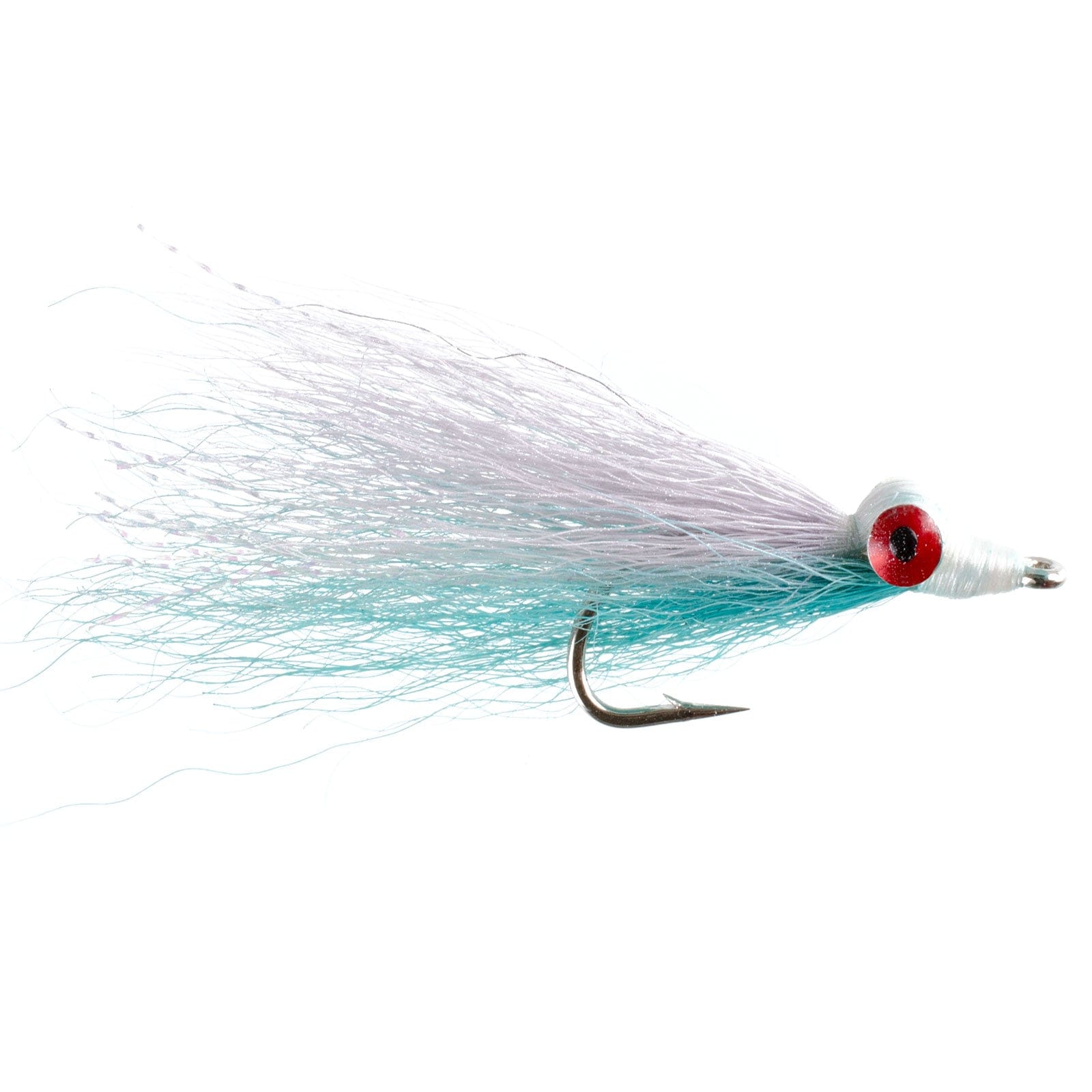 The Fly Fishing Place Saltwater Streamers Clousers Deep Minnow Blue White - Streamer Fly Fishing Flies - 4 Saltwater and Bass Flies - Hook Size 1/0