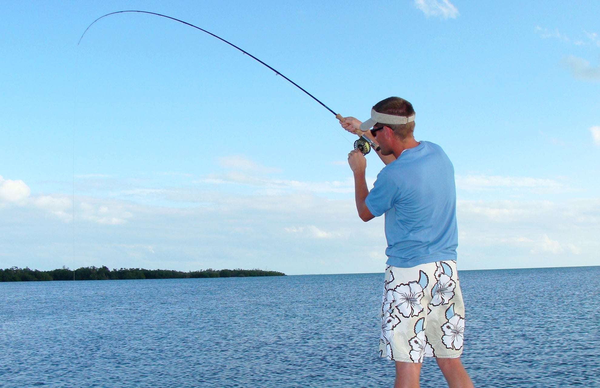 The Fly Fishing Place Saltwater Streamers Lefty's Deceiver Saltwater Streamer Fly - Blue/White - 1 Dozen Hook Size 1/0