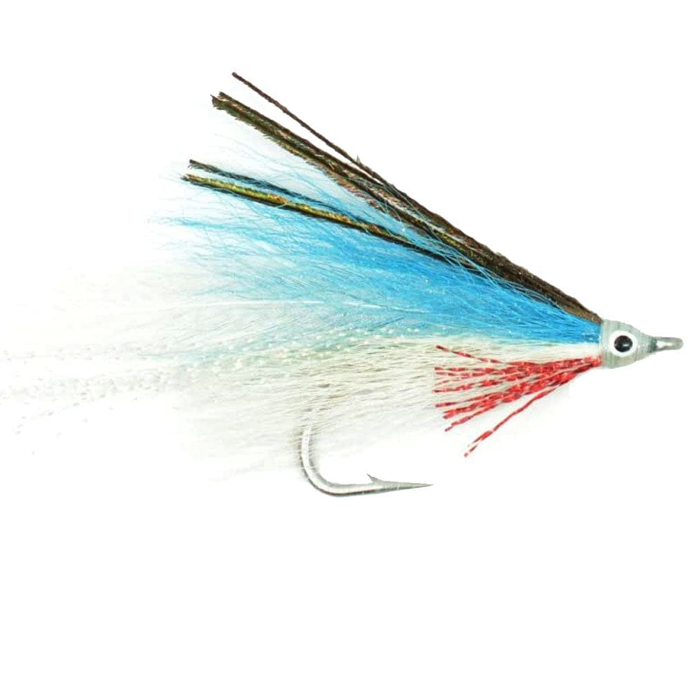 The Fly Fishing Place Saltwater Streamers Lefty's Deceiver Saltwater Streamer Fly - Blue/White - 1 Dozen Hook Size 1/0