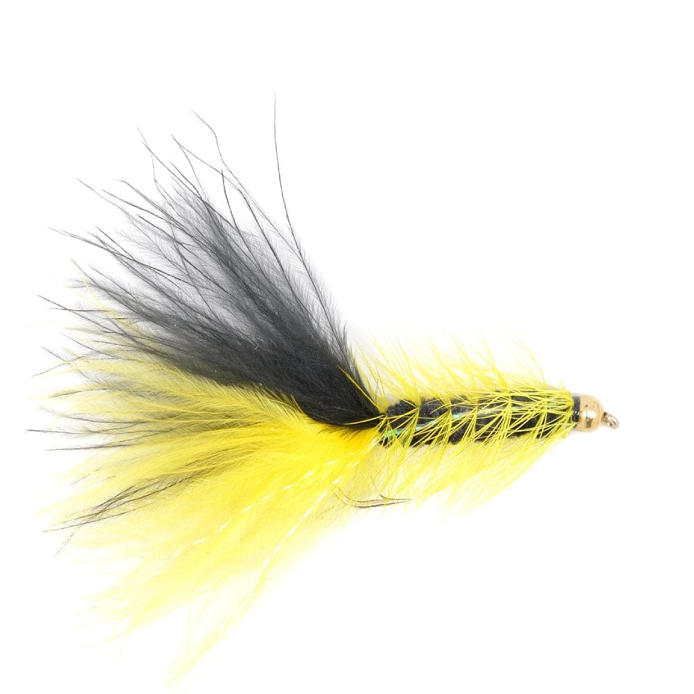 The Fly Fishing Place Streamer Flies Bead Head Crystal Woolly Bugger Streamer Flies - Set of 12 Bass and Trout Flies - Hook Size 8