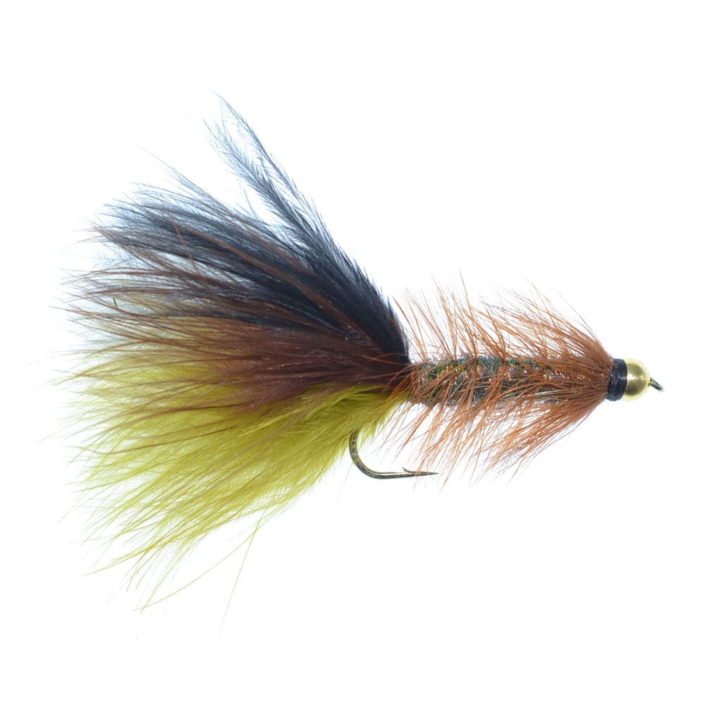 The Fly Fishing Place Streamer Flies Bead Head Crystal Woolly Bugger Streamer Flies - Set of 12 Bass and Trout Flies - Hook Size 8