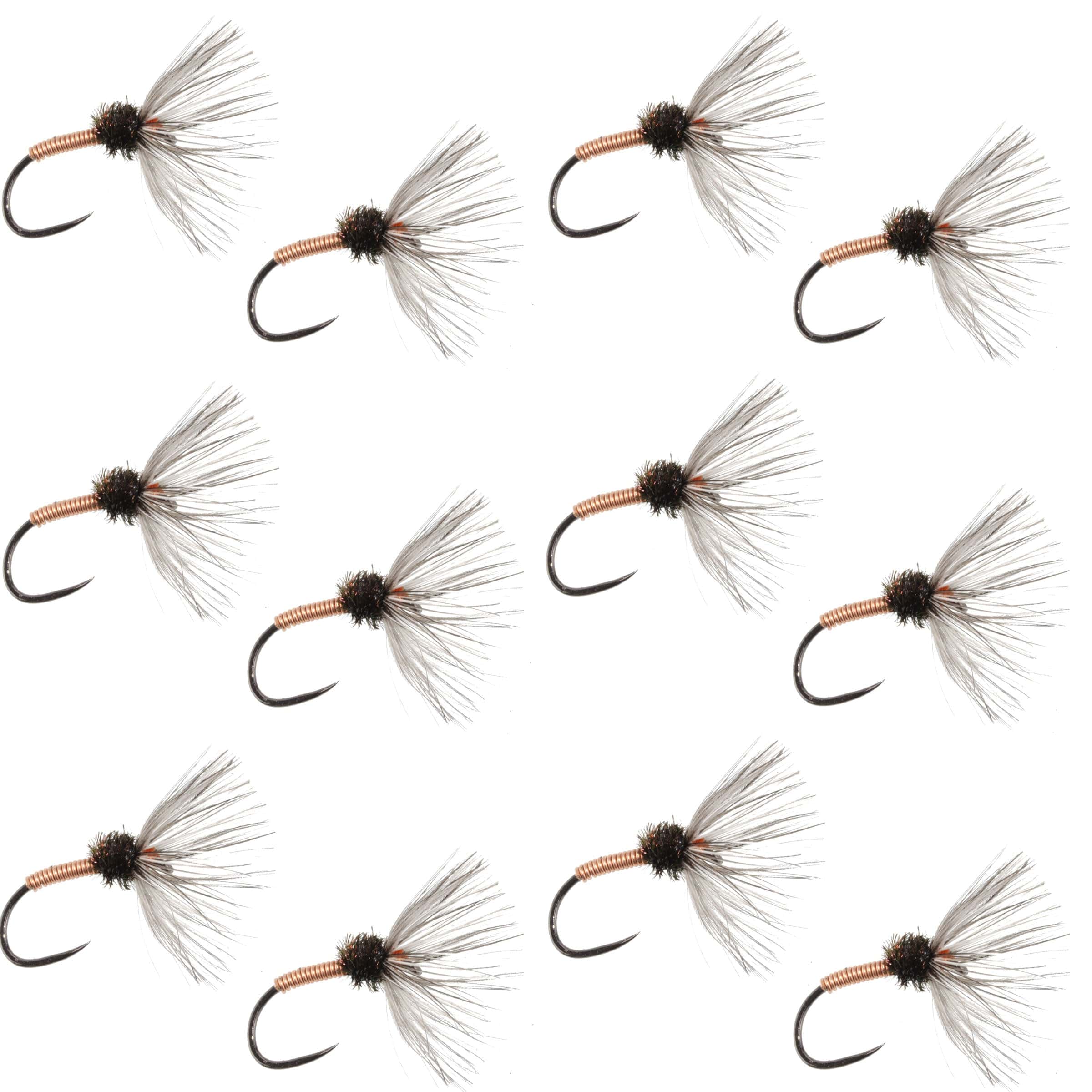 The Fly Fishing Place Tenkara Kebari Copper Sakasa Kebari - 12 Tenkara Flies - Size 12