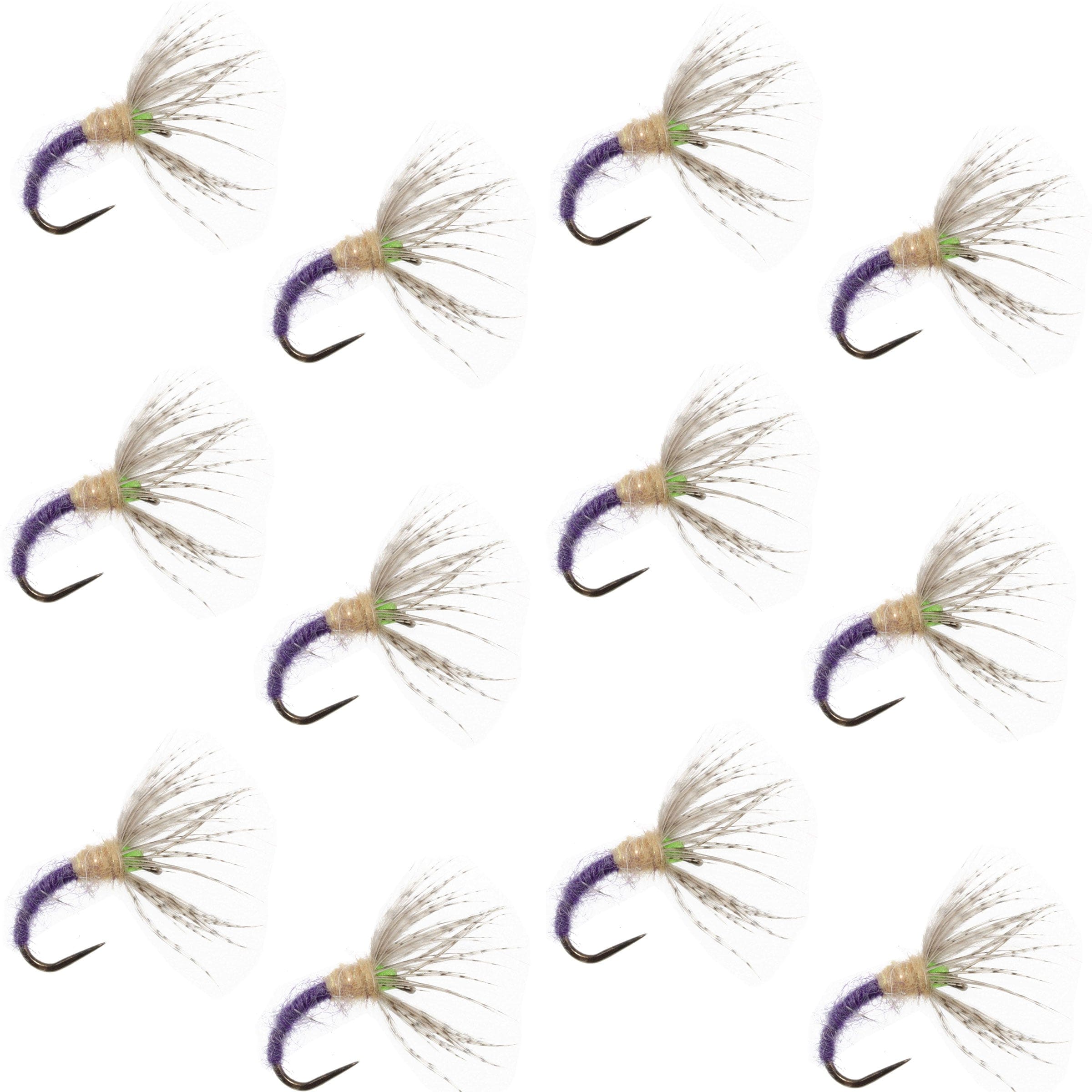 The Fly Fishing Place Tenkara Kebari Grave Digger Sakasa Kebari - 12 Tenkara Flies - Size 10