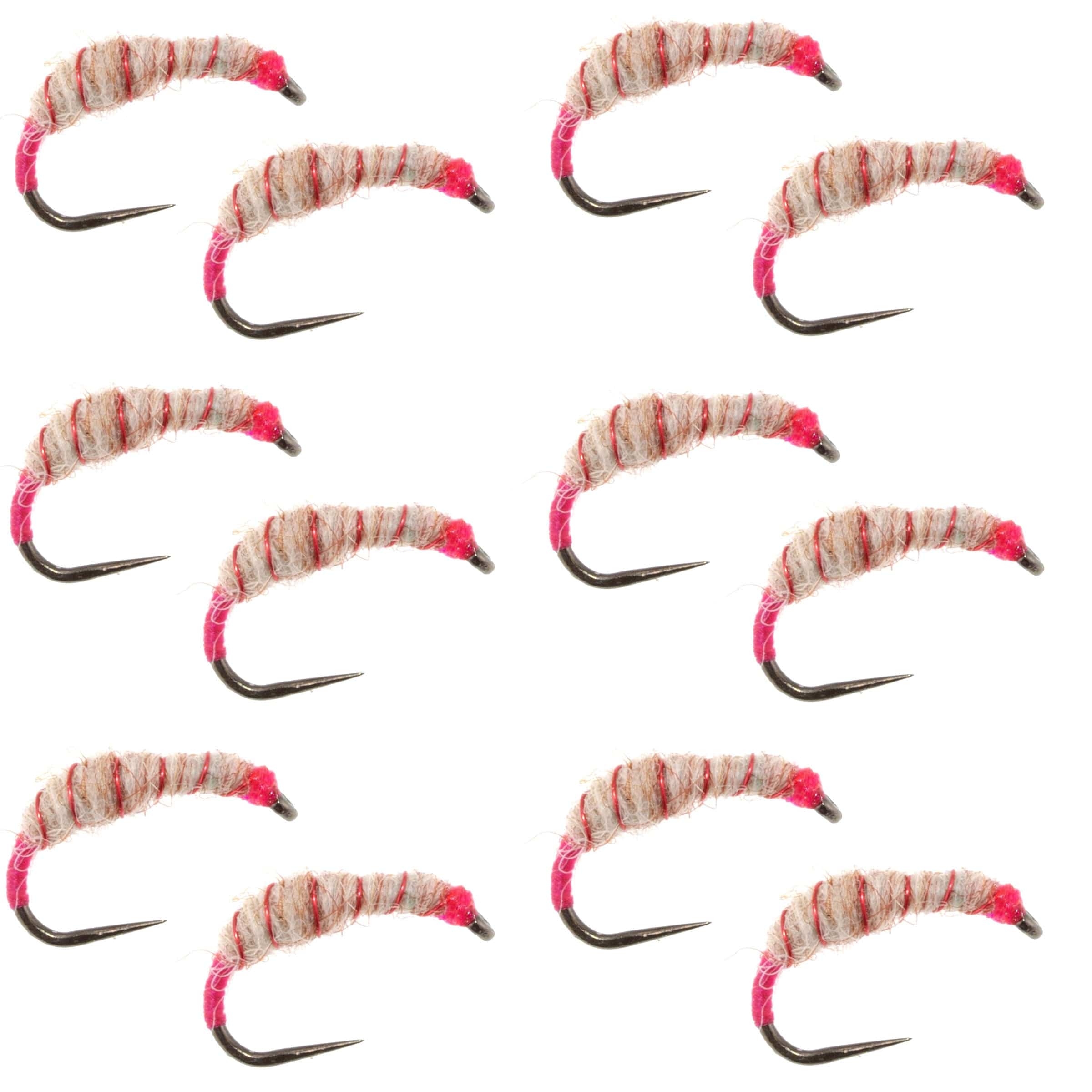 The Fly Fishing Place Tenkara Kebari Utah Killer Bug - 12 Tenkara Flies - Size 14