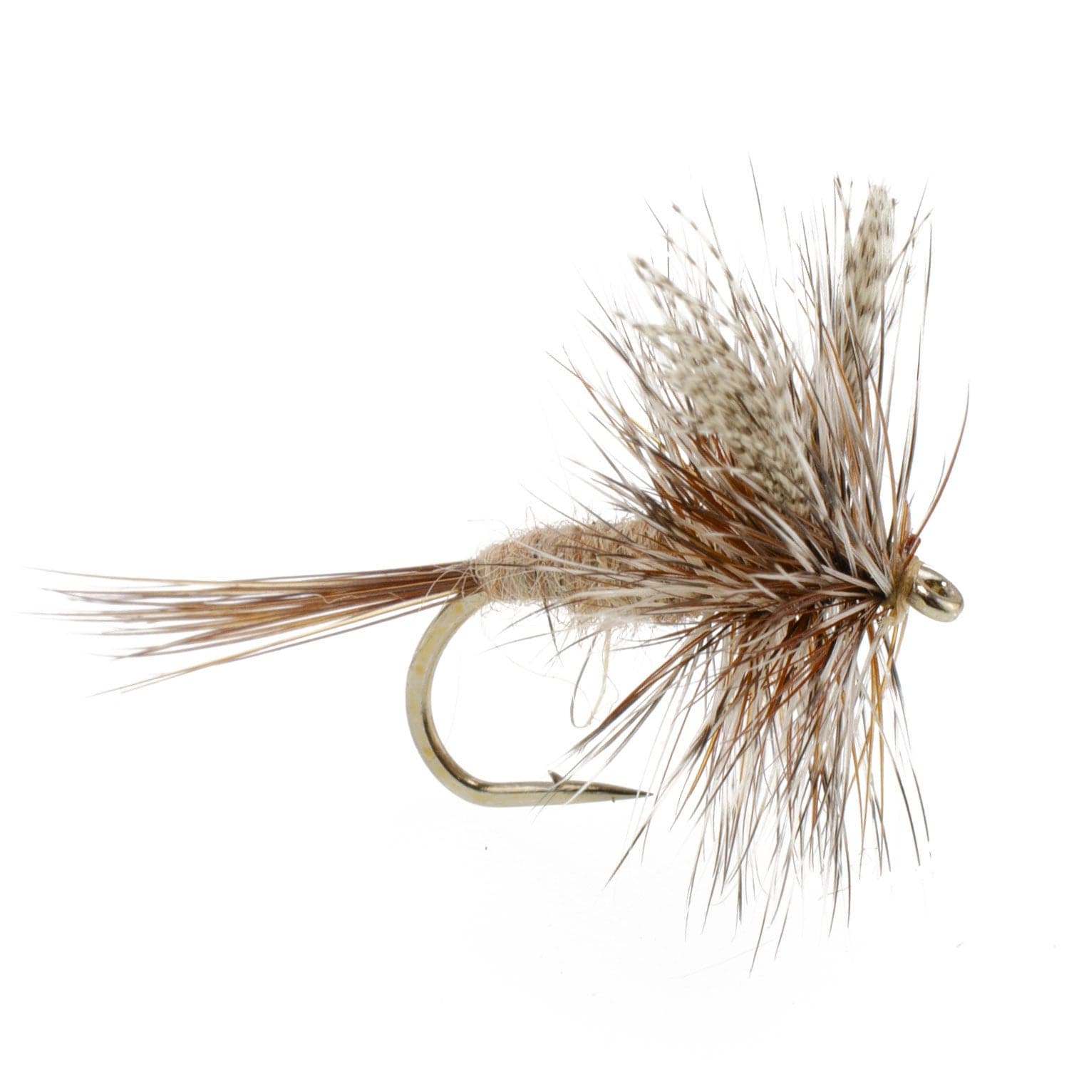 The Fly Fishing Place Trout Dry Flies 3 Pack March Brown Classic Dry Fly - Hook Size 16