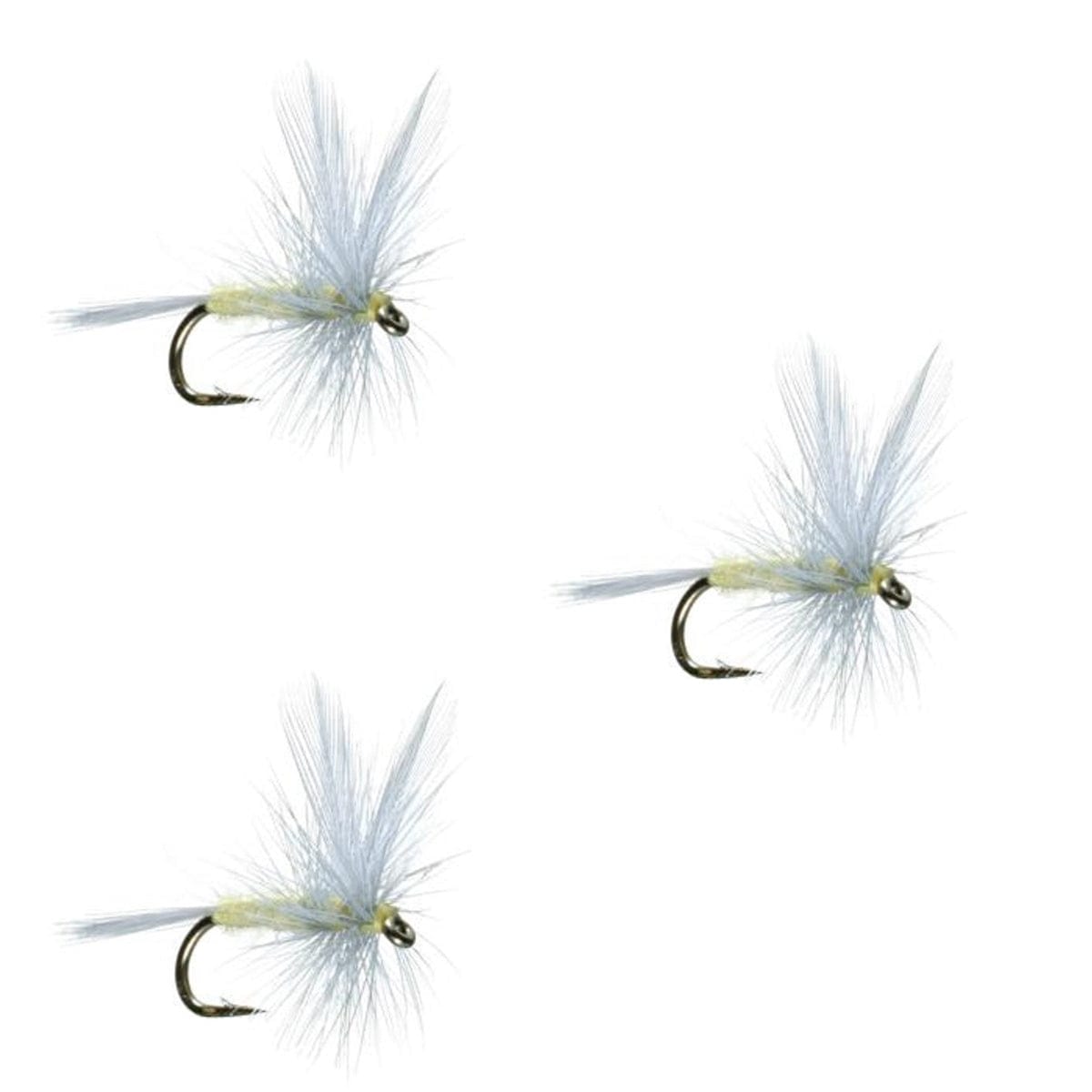 The Fly Fishing Place Trout Dry Flies 3 Pack Pale Morning Dun PMD Classic Dry Fly - Hook Size 14