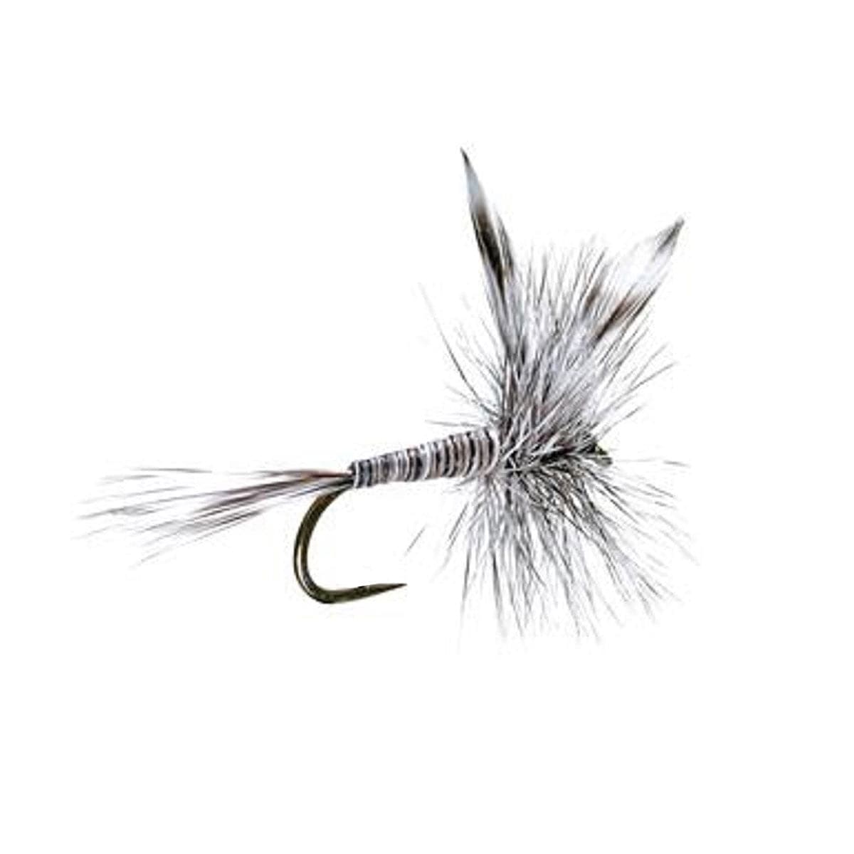 The Fly Fishing Place Trout Dry Flies Barbless Mosquito Classic Trout Dry Fly Fishing  6 Flies - Hook Size 18