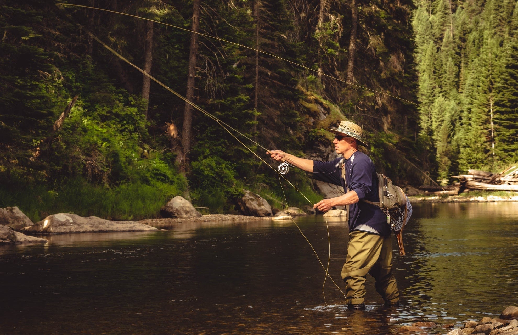 The Fly Fishing Place Trout Dry Flies Kaufmann's Orange Crystal Stimulator Rubber Legs Dry Fly - 6 Flies Hook Size 8