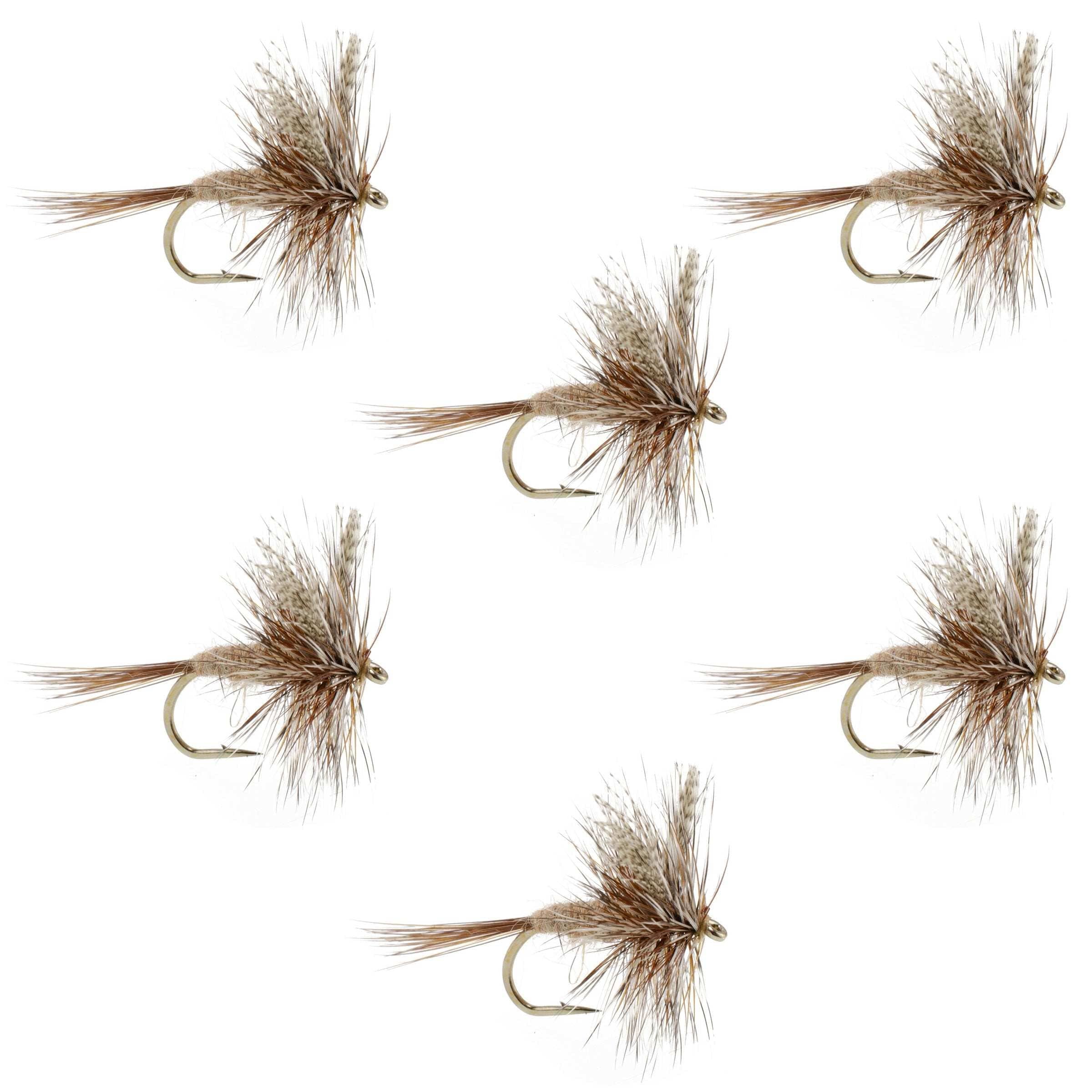The Fly Fishing Place Trout Dry Flies March Brown Classic Dry Fly - 6 Flies Hook Size 12