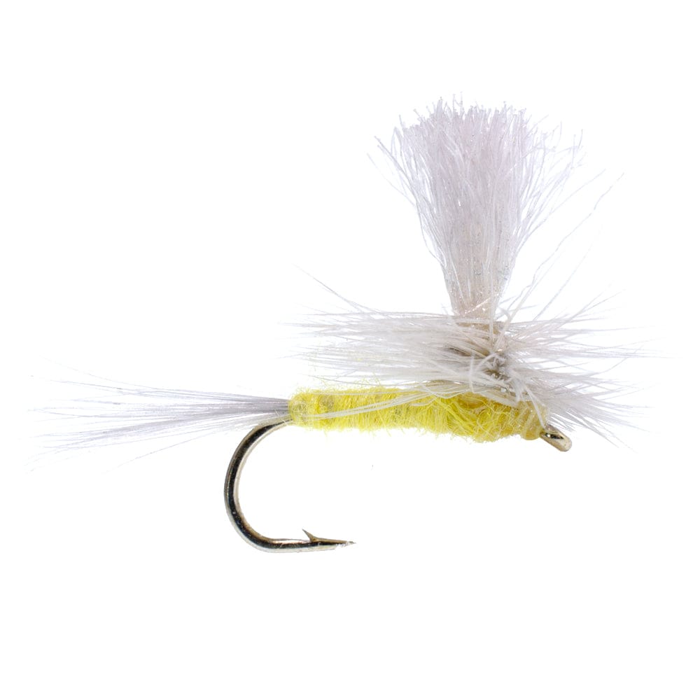 The Fly Fishing Place Trout Dry Flies Pale Morning Dun Parachute PMD Classic Dry Fly - 1 Dozen Flies Hook Size 14
