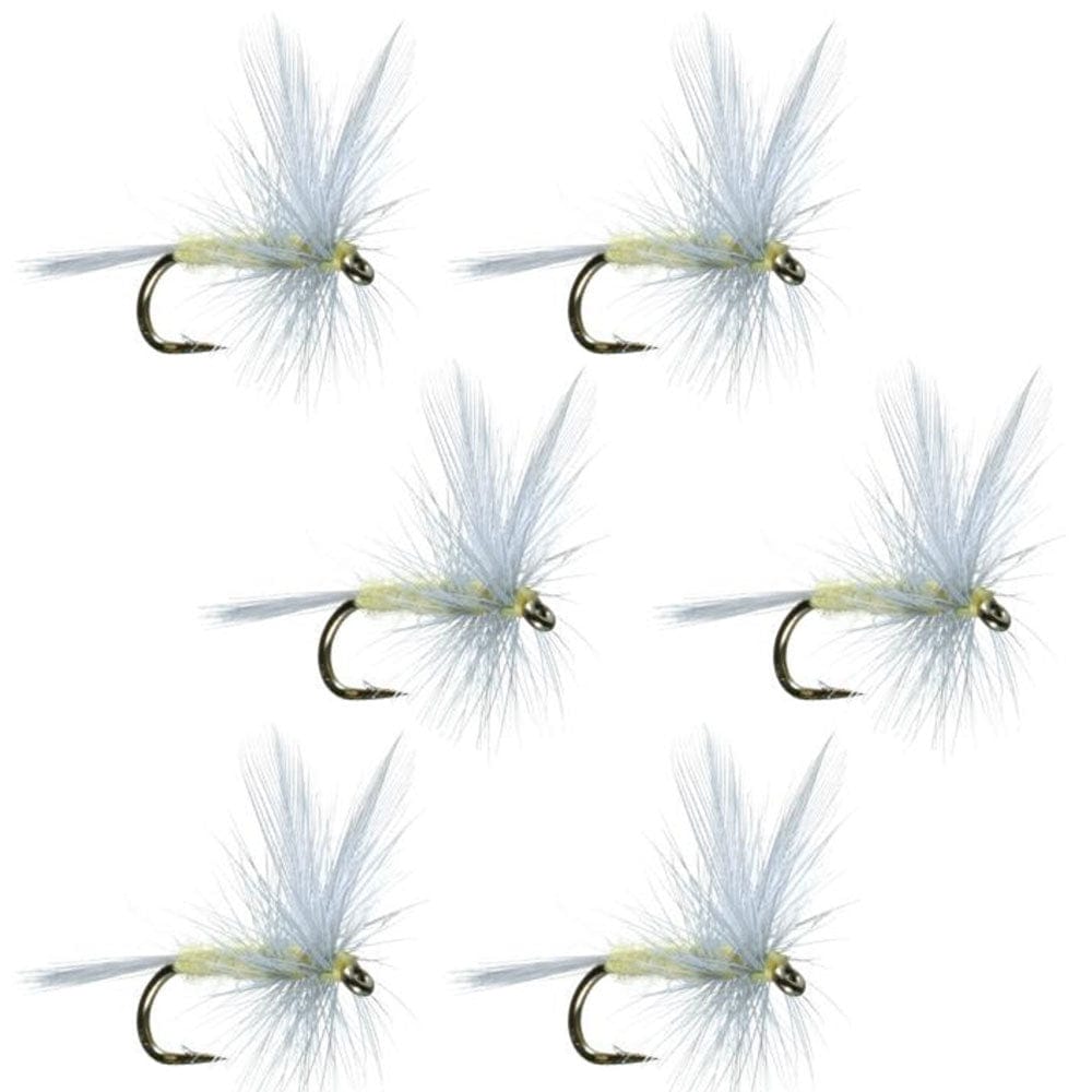 The Fly Fishing Place Trout Dry Flies Pale Morning Dun PMD Classic Dry Fly - 6 Flies Hook Size 14