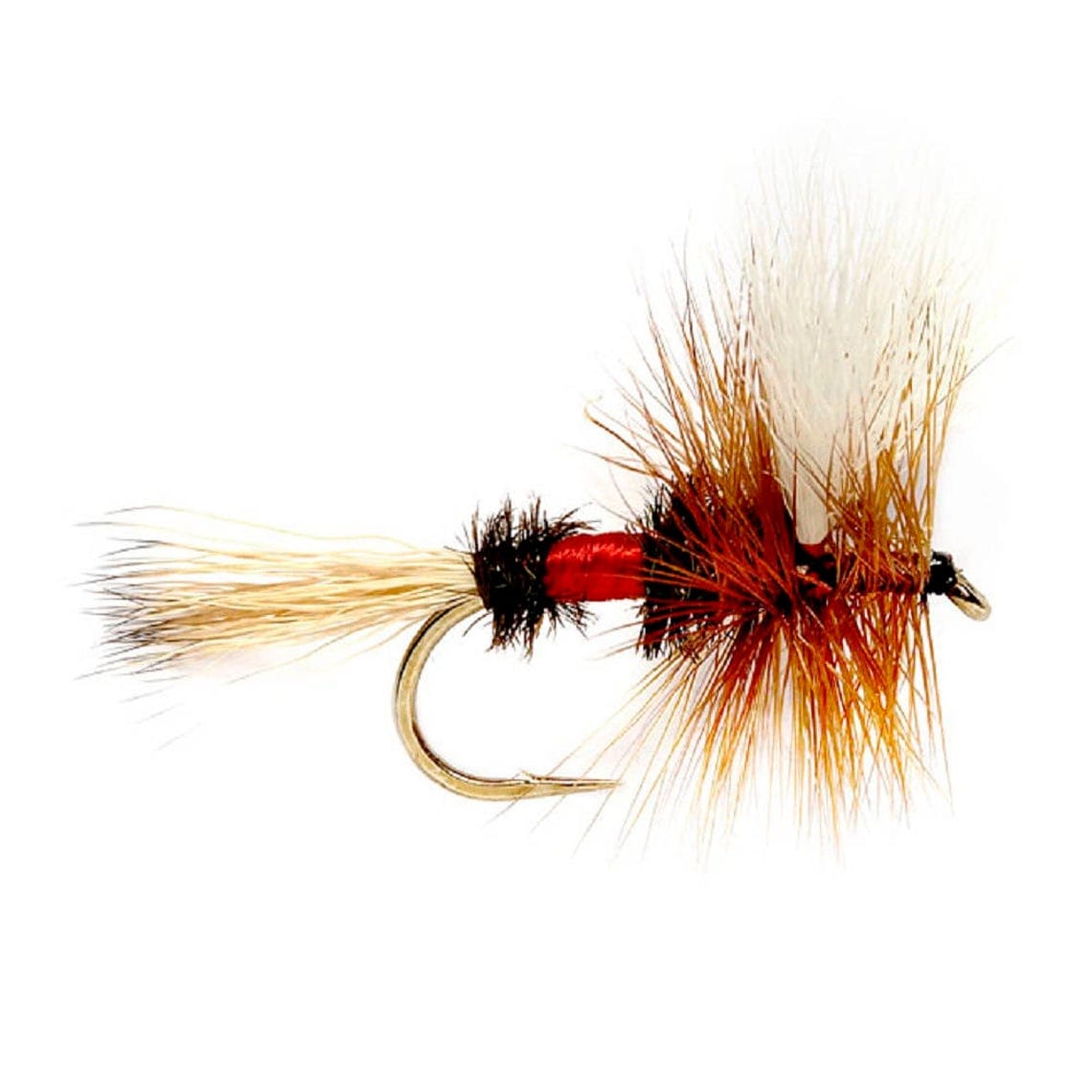 The Fly Fishing Place Trout Dry Flies Royal Wulff Classic Trout Dry Fly Fishing Flies - Set of 12 Flies Size 12 - One Dozen