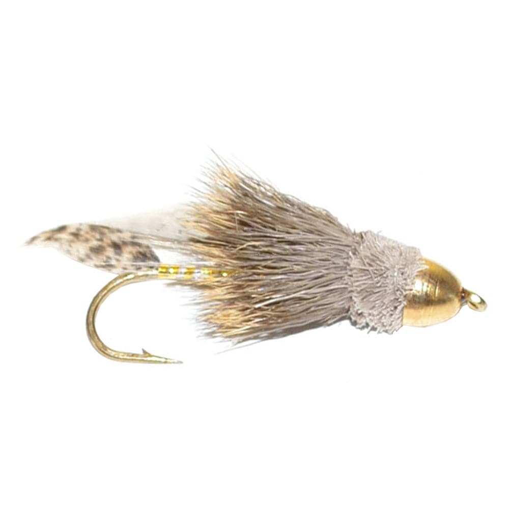 The Fly Fishing Place Trout Wet Flies 3 Pack Cone Head Muddler Minnow Trout and Bass Streamer Fly - Hook Size 4