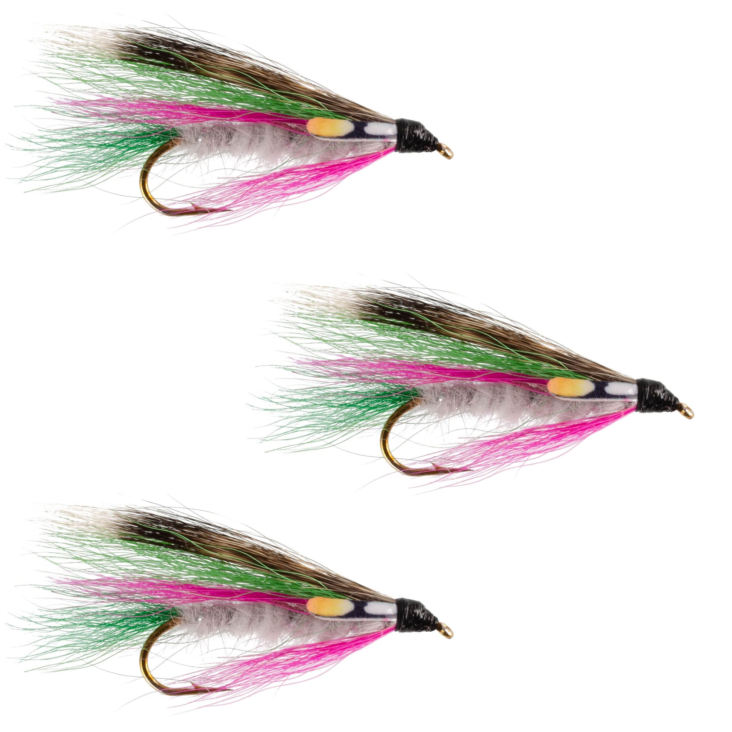 The Fly Fishing Place Trout Wet Flies 3 Pack Little Rainbow Trout Classic Streamer Flies - Hook Size 4
