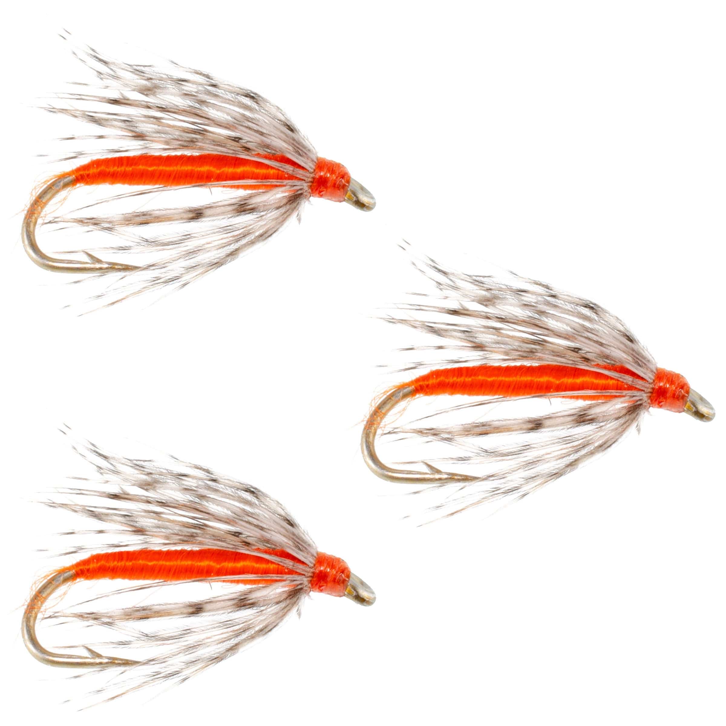 The Fly Fishing Place Trout Wet Flies 3 Pack Soft Hackle Partridge and Orange Fly Fishing Wet Flies - Hook Size 14