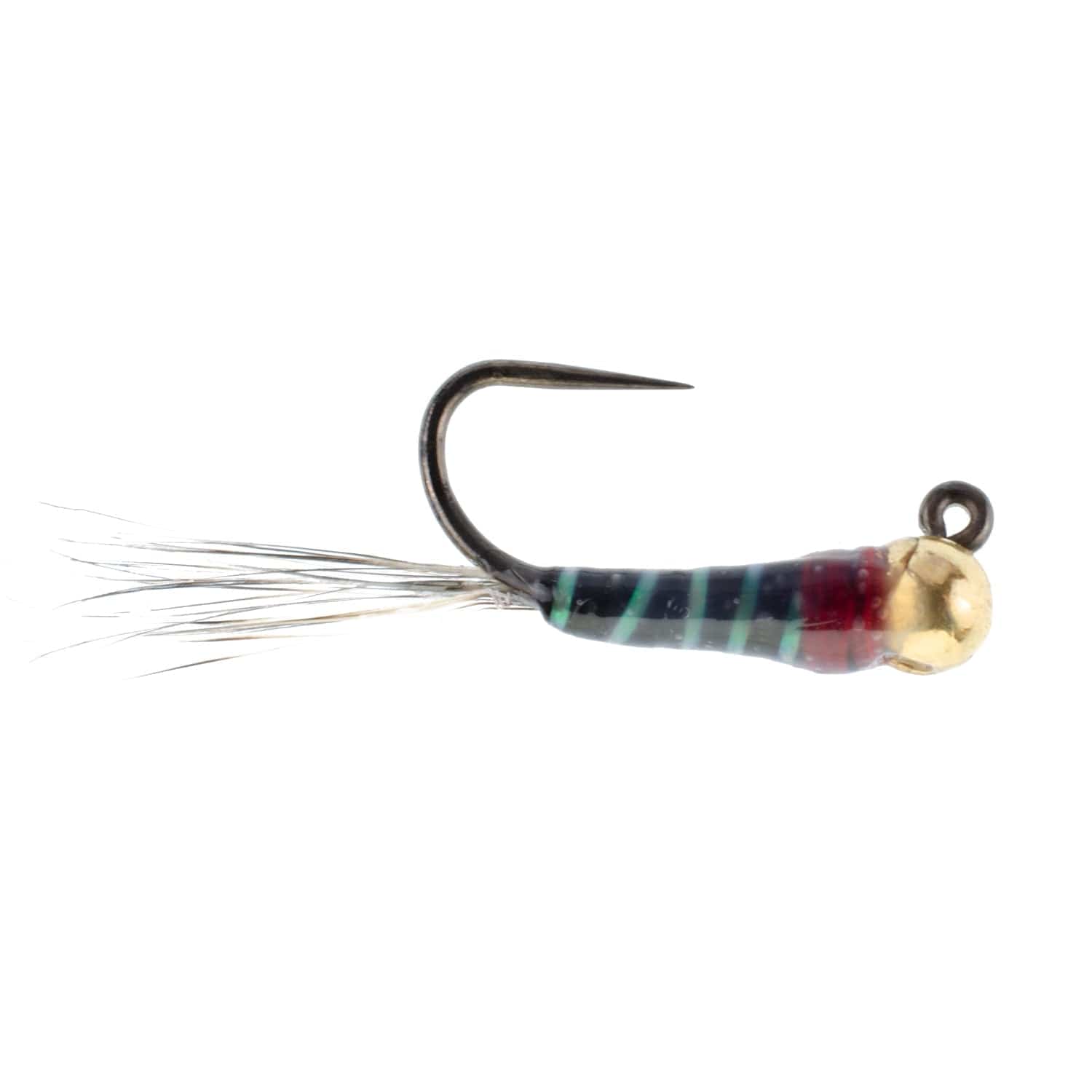 The Fly Fishing Place Trout Wet Flies 3 Pack Tungsten Bead Black Perdigon Tactical Jig Czech Euro Nymph Spanish Nymphing Fly - Hook Size 14