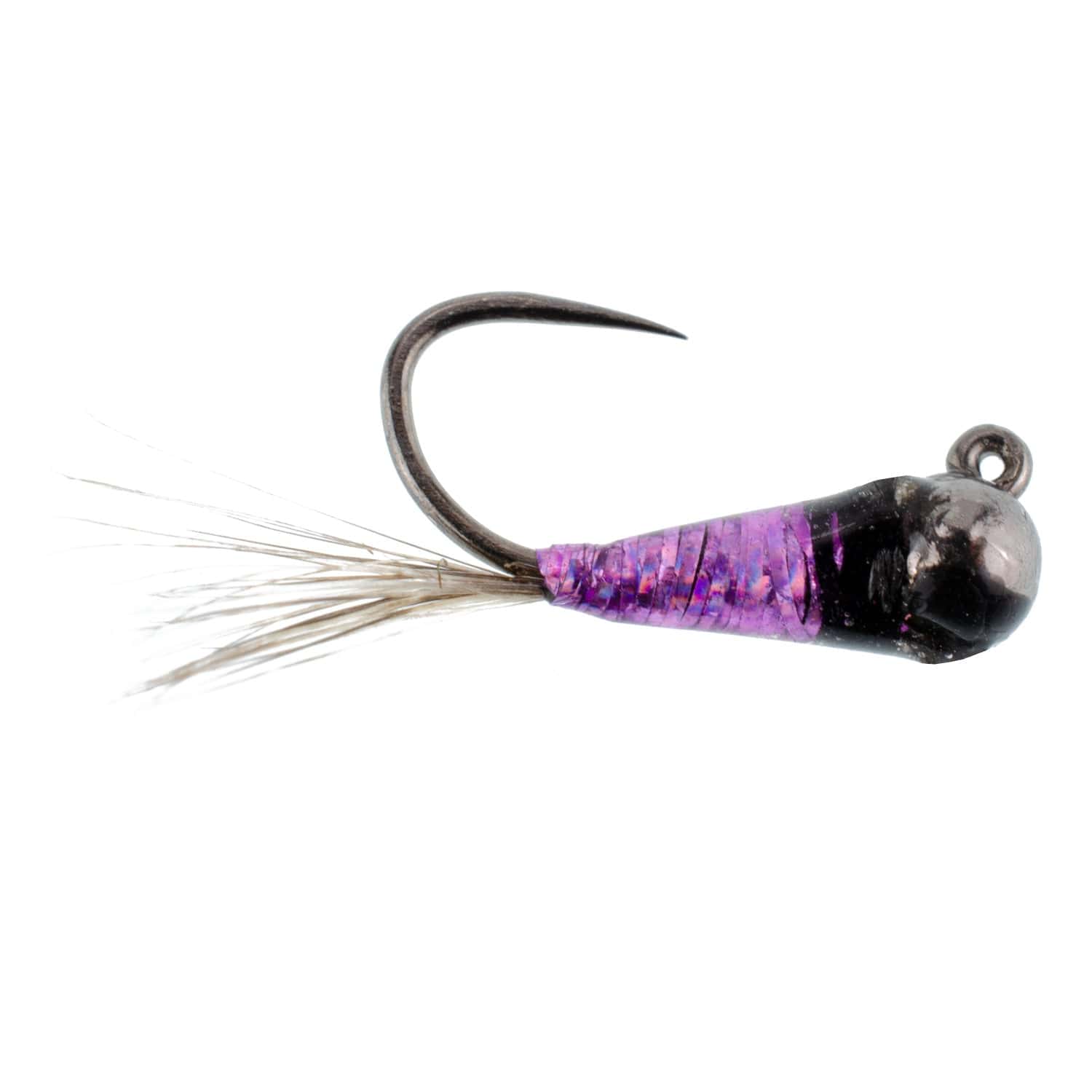 The Fly Fishing Place Trout Wet Flies 3 Pack Tungsten Bead Purple Perdigon Tactical Jig Spanish Czech Euro Nymph Fly - Hook  Size 16