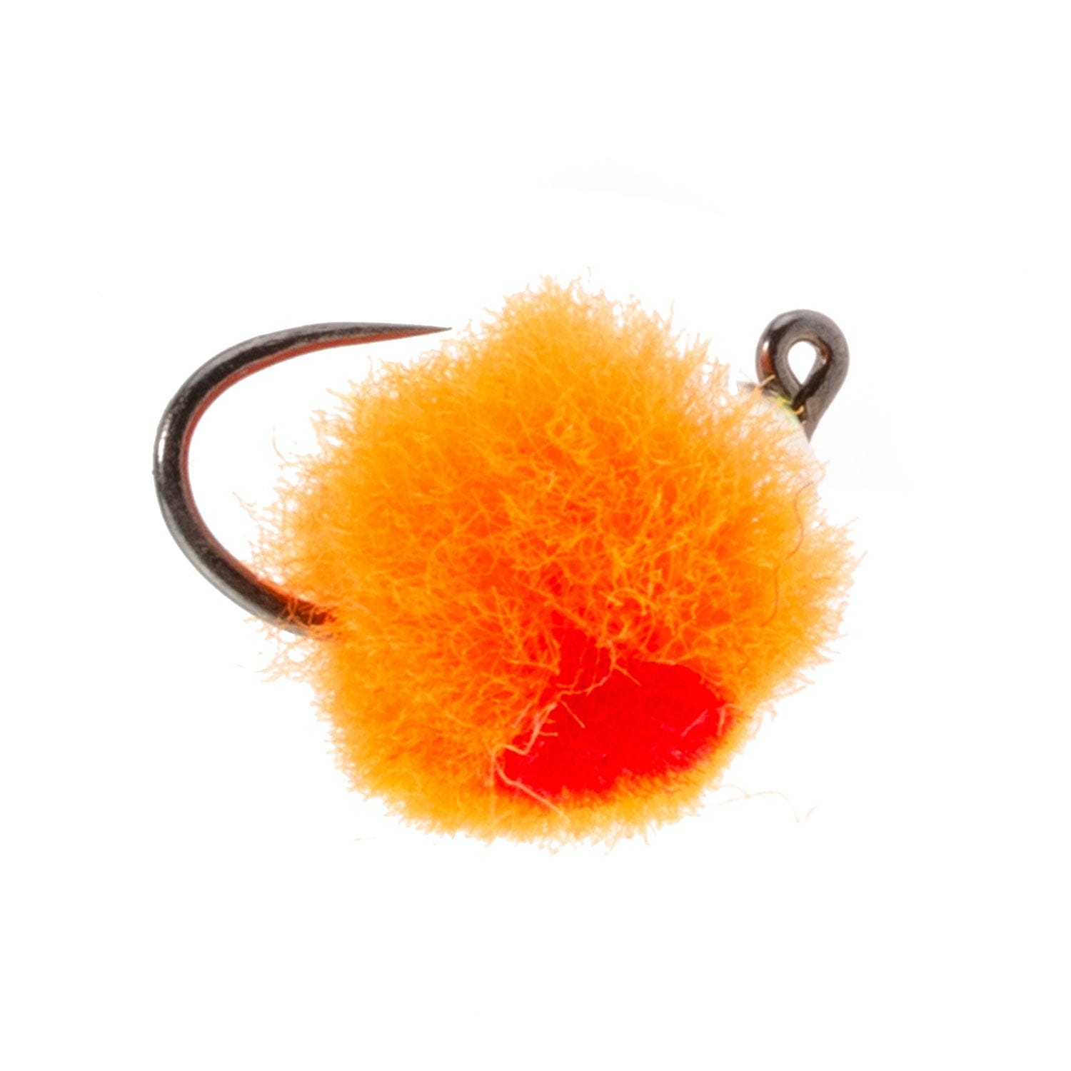 The Fly Fishing Place Trout Wet Flies 3 Pack Tungsten Bead Tactical Euro Hot Orange Jig Egg Barbless Czech Nymph Fly - Size 14