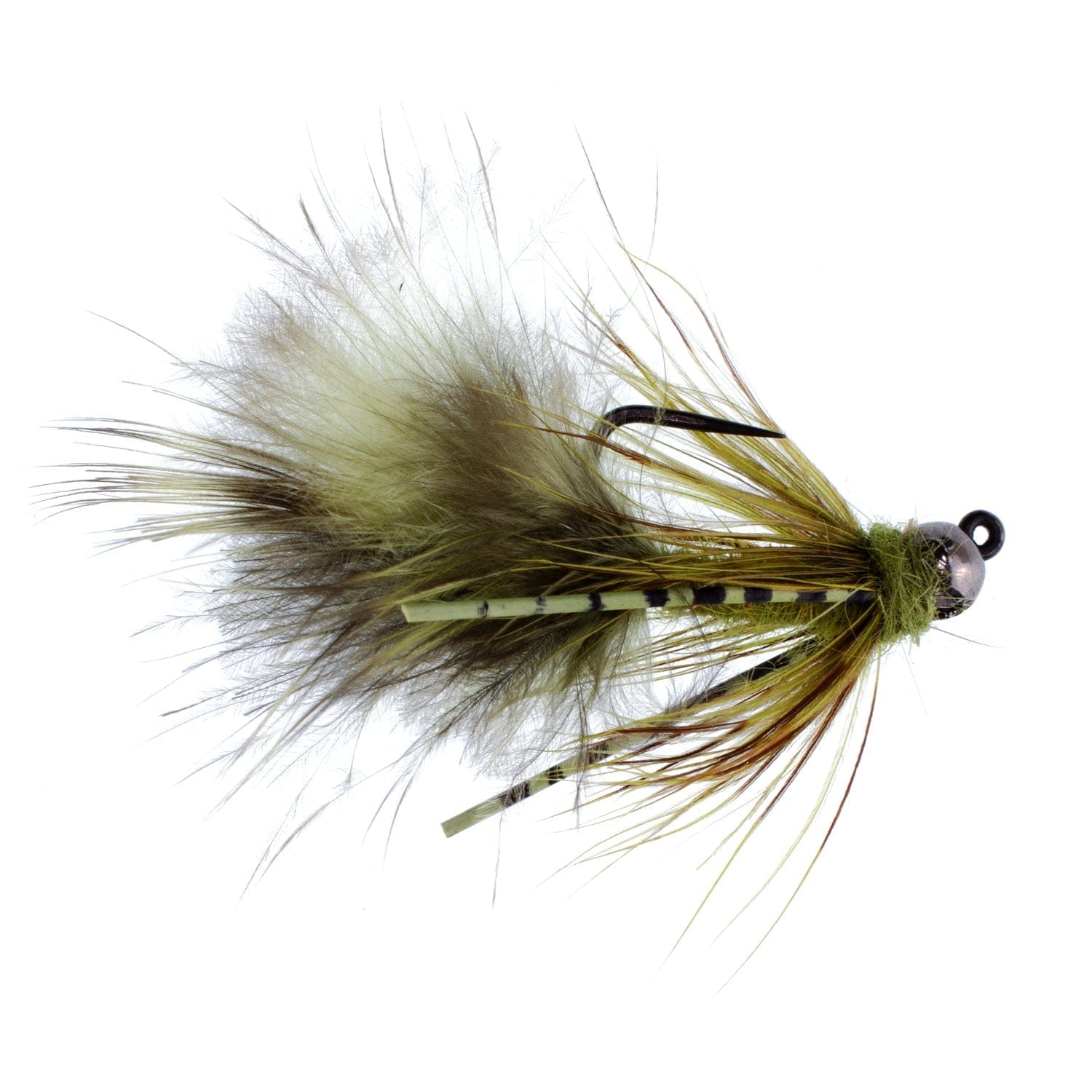 The Fly Fishing Place Trout Wet Flies 3 Pack Tungsten Bead Tactical Mini Bugger Czech Nymph Euro Nymphing Fly - 3 Flies Size 12