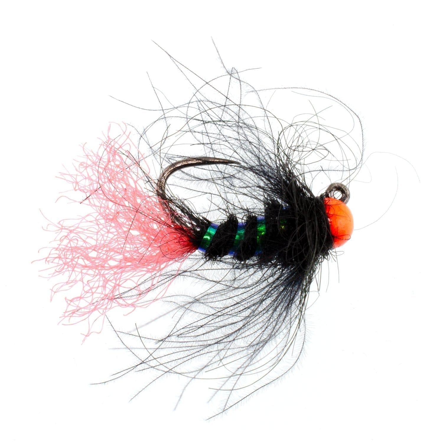 The Fly Fishing Place Trout Wet Flies 3 Pack Tungsten Hot Bead Jig Tactical Blow Torch Czech Nymph Euro Nymphing Fly - Hook Size 14