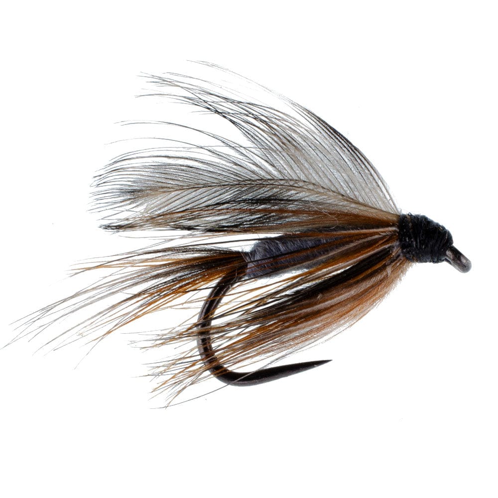 The Fly Fishing Place Trout Wet Flies Barbless Adams Classic Wet Fly Fly Fishing Flies - 1 Dozen Flies Hook Size 14