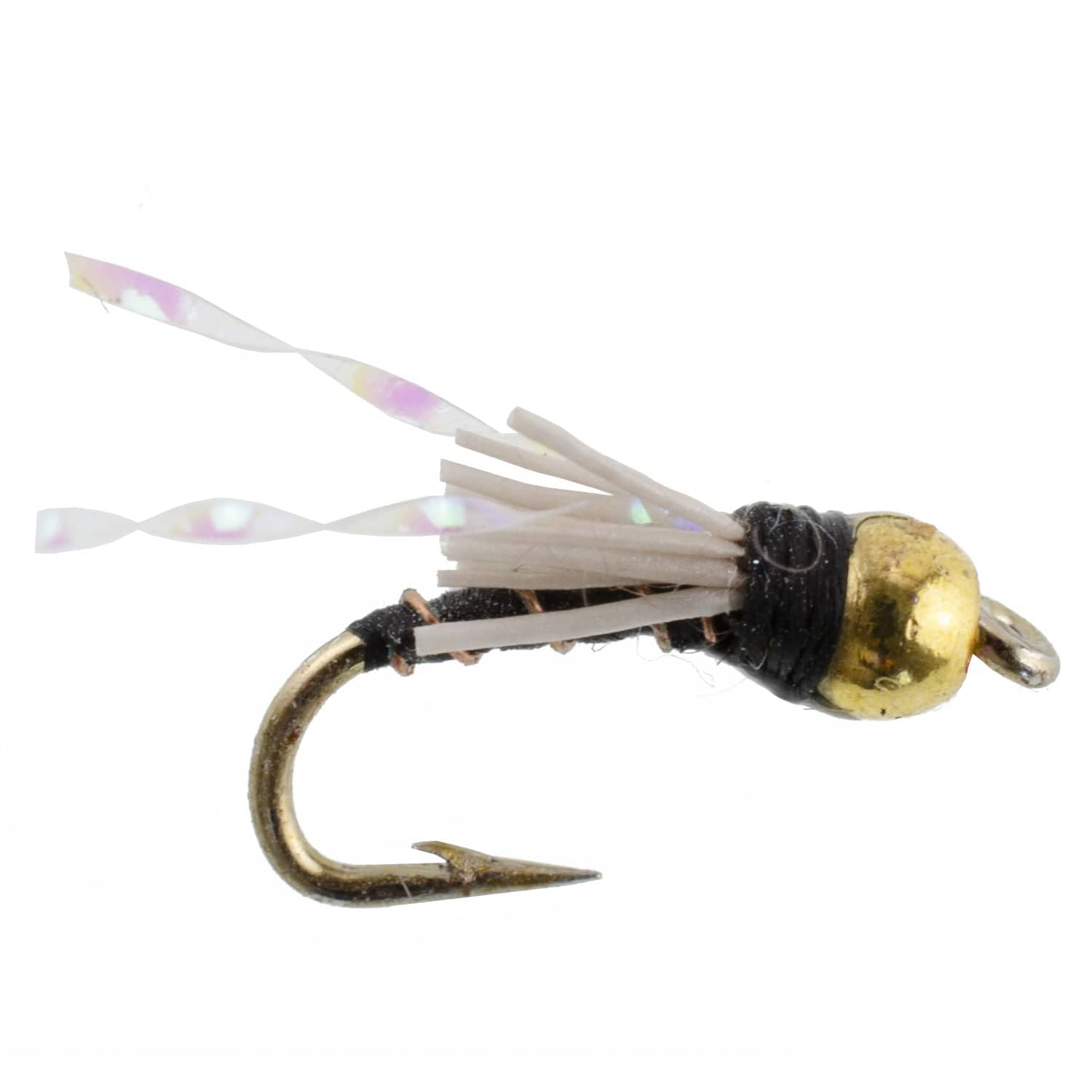 The Fly Fishing Place Trout Wet Flies Beadhead Black 3 Dollar Dip Serendipity Wet Fly Fishing Flies - 1 Dozen Flies Hook Size 18